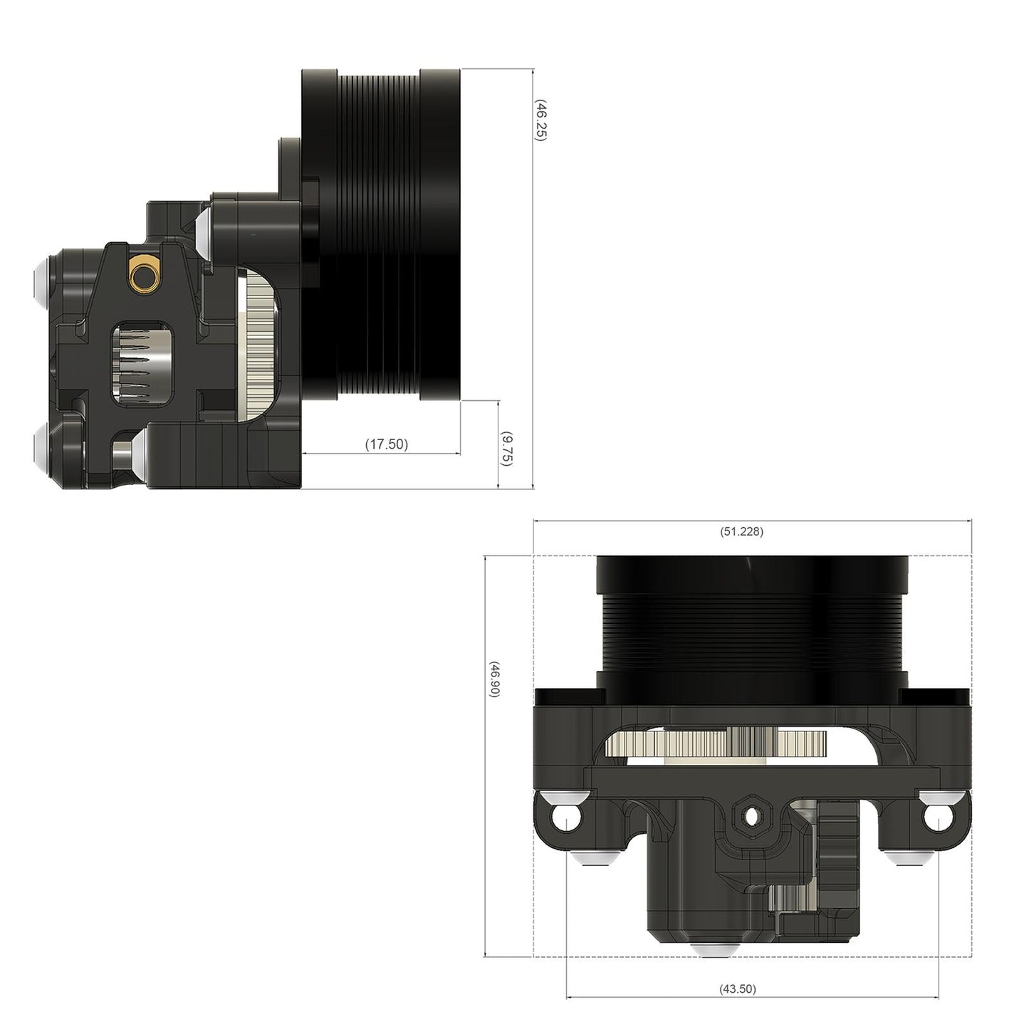 3D Printer Direct Drive Extruder Set with Stepper Motor for Ender 3 Durable