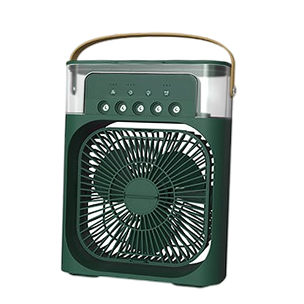 Portable Air Conditioner Fan Personal Air Cooler Desk Cooling Fan Green