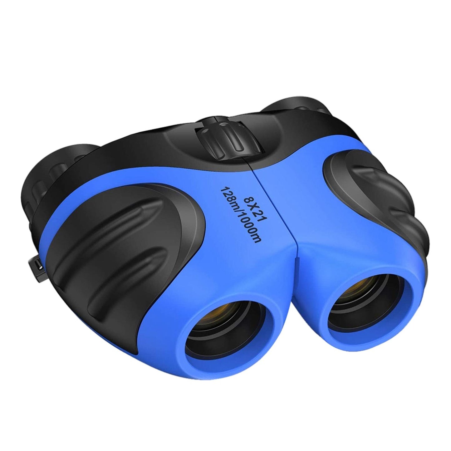 Plastic Kids Binoculars Hiking Camping Telescope Game Entertainment Children Blue