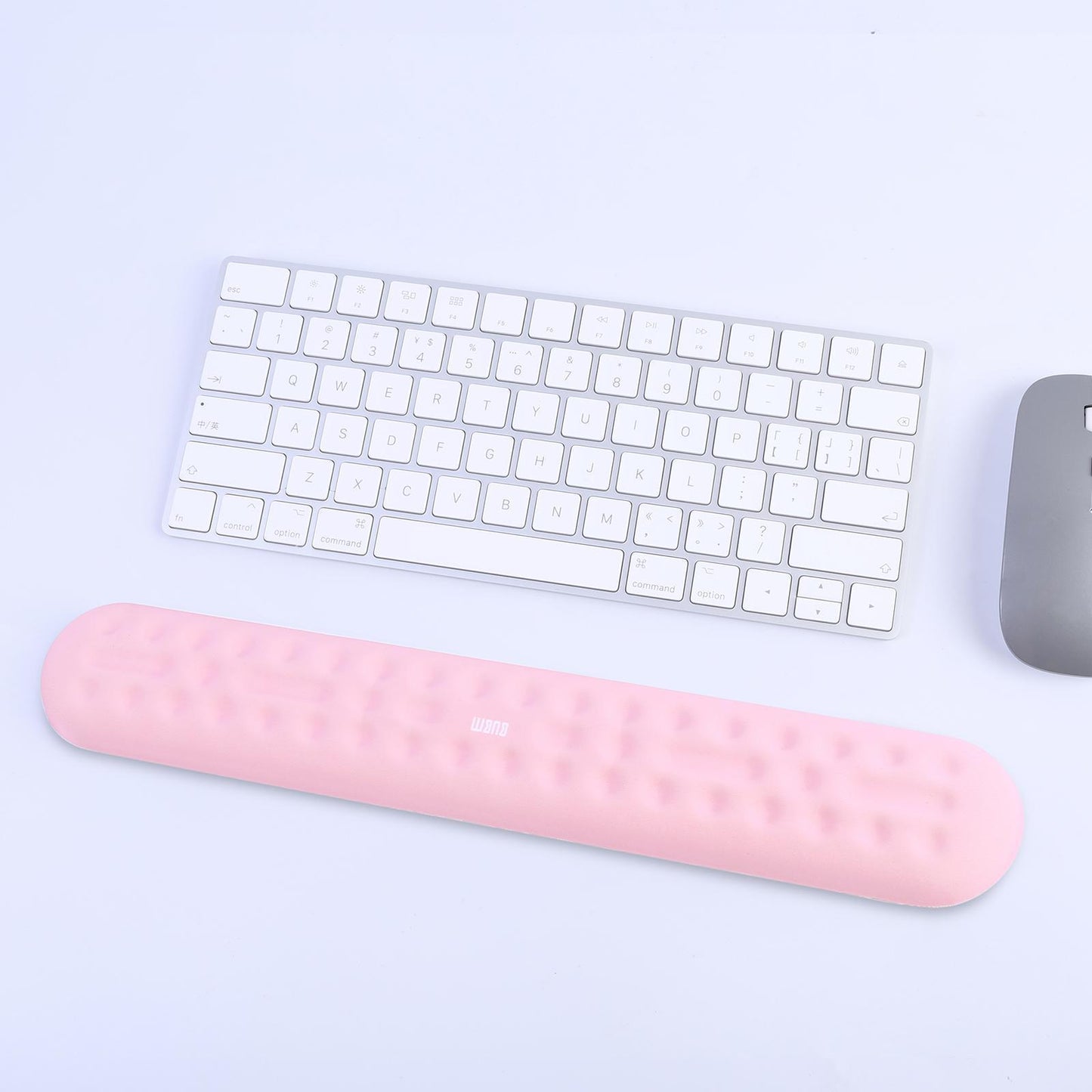 Memory Foam Keyboard Wrist Pad Mouse Cushion for Gaming Work large pink