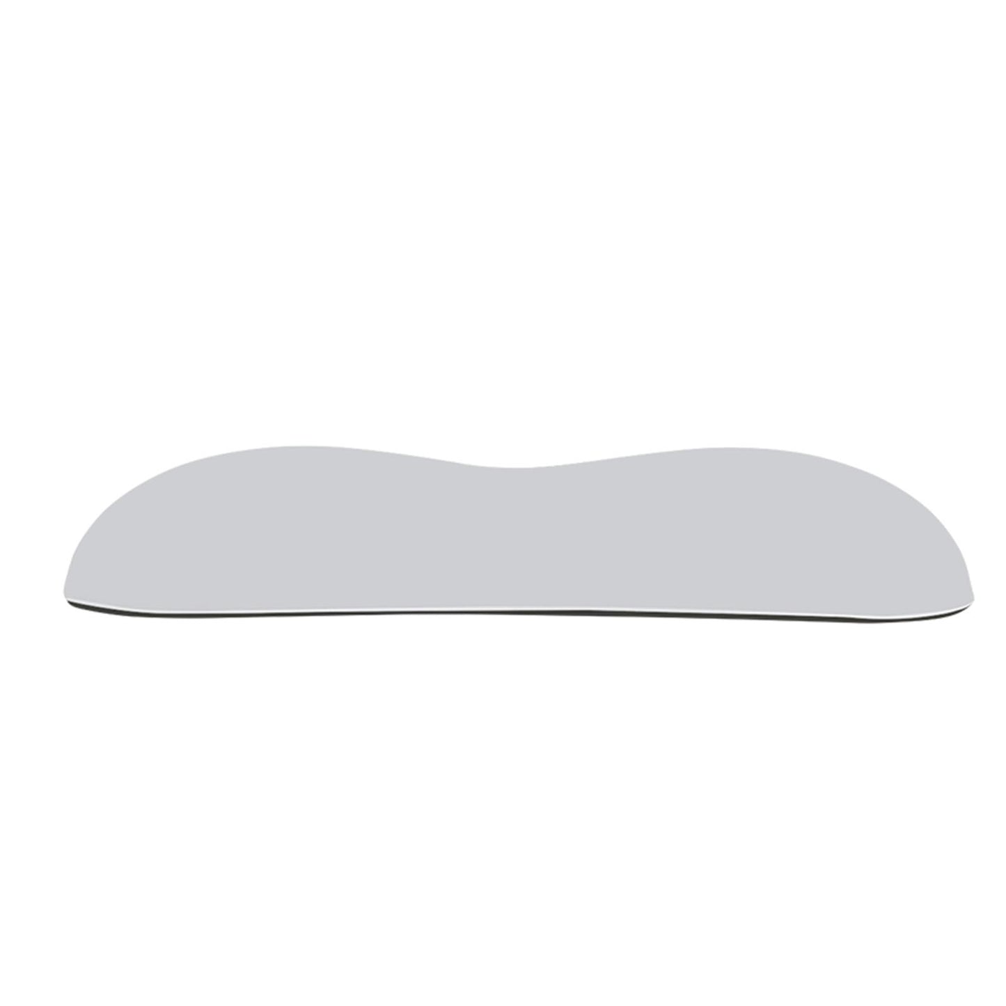 Keyboard Mouse Wrist Rest Pad Memory Foam Set A Small Silver