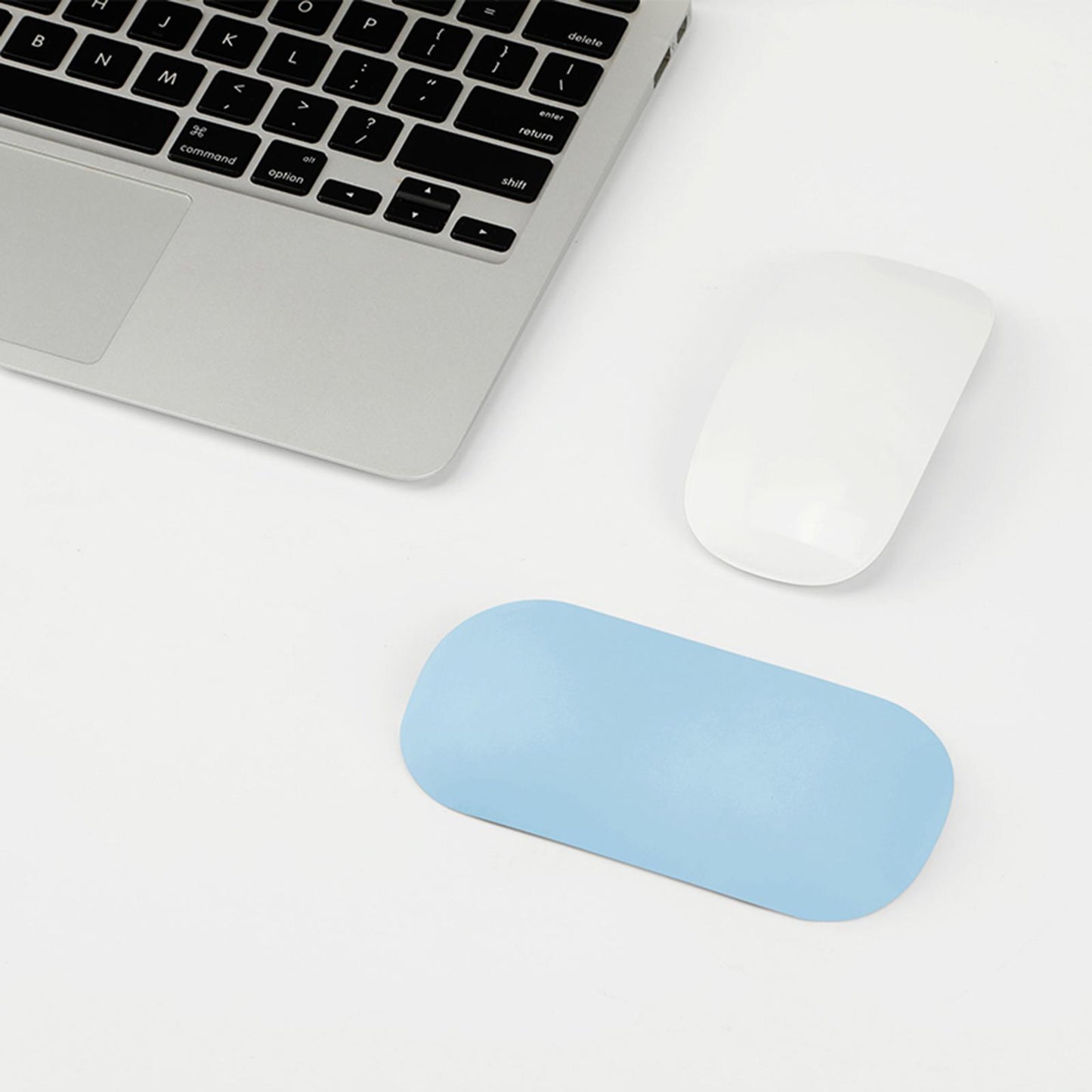 Keyboard Mouse Wrist Rest Pad Memory Foam Set A Small Blue