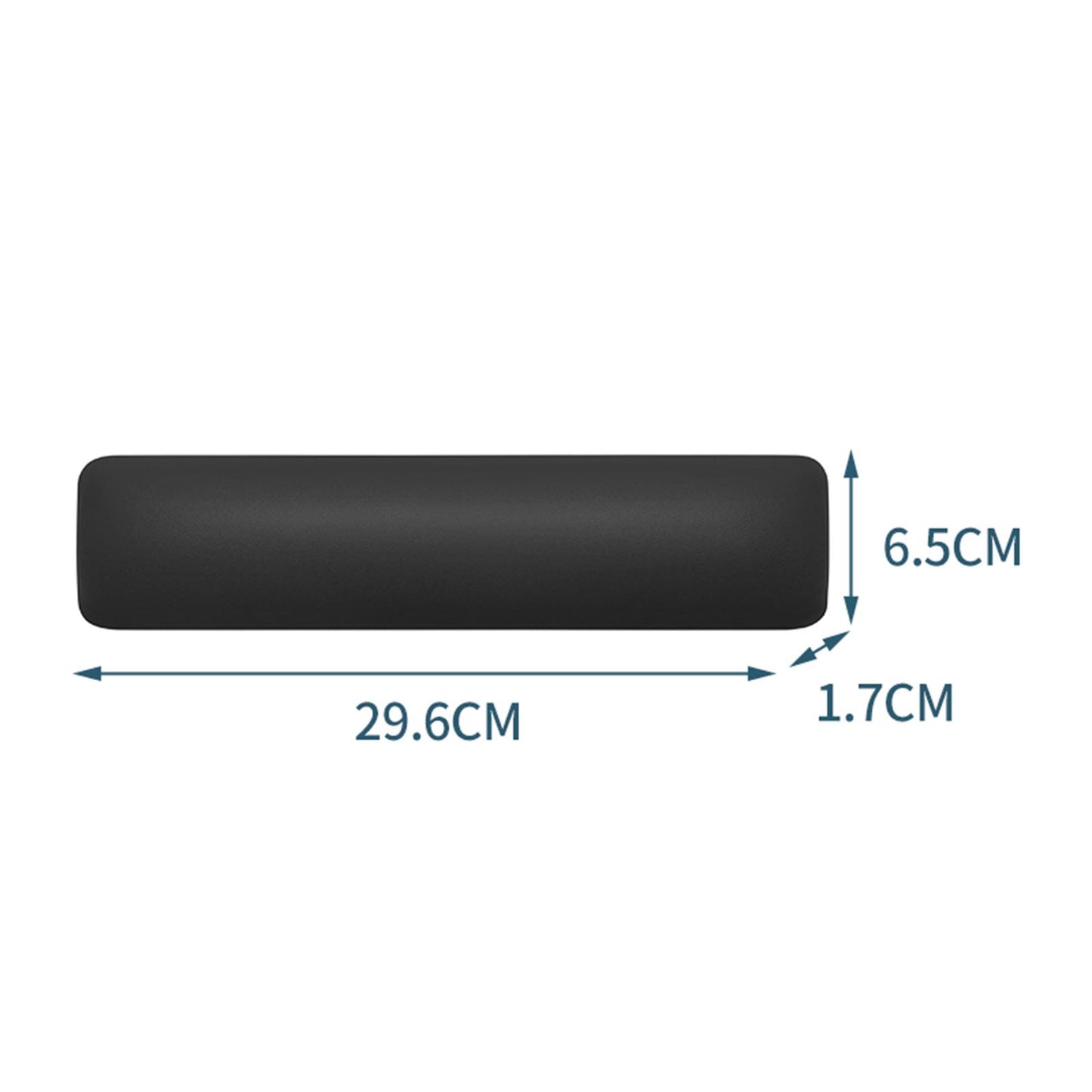 Keyboard Mouse Wrist Rest Pad Memory Foam Set B Medium Black