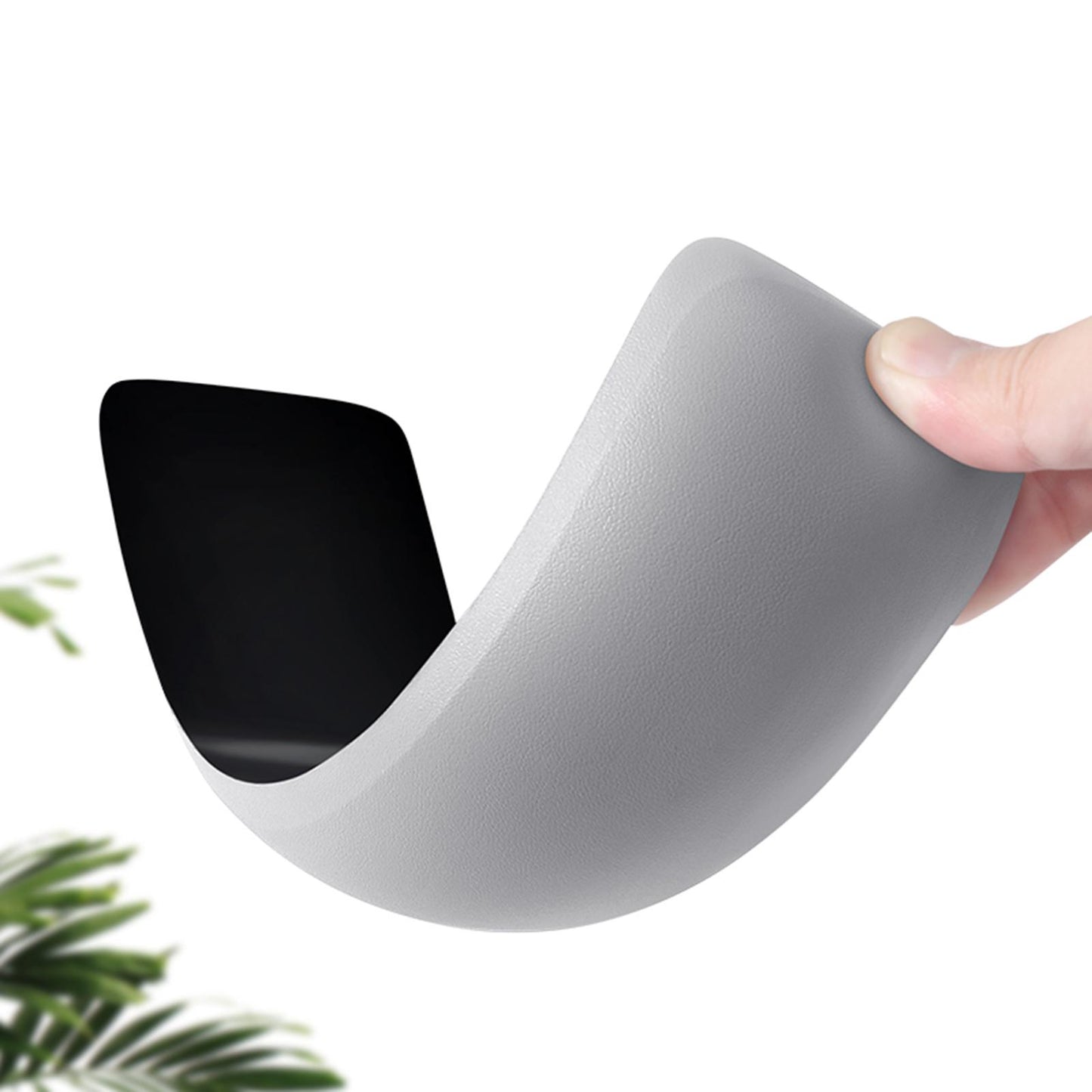 Keyboard Mouse Wrist Rest Pad Memory Foam Set B Large Silver