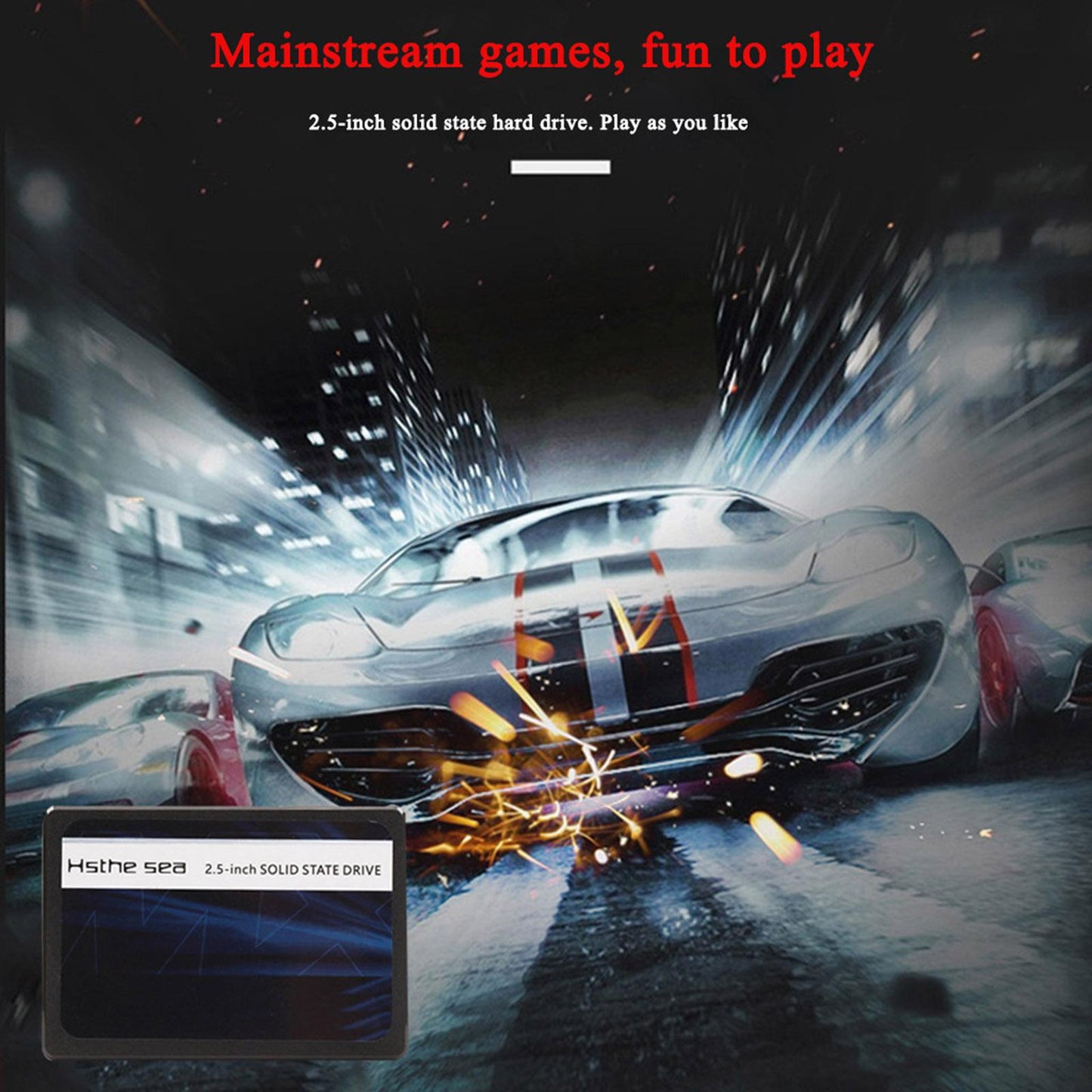 SSD SATA 3 2.5 inch 7.5mm Solid State Drive High Speed Read & Write 60GB"