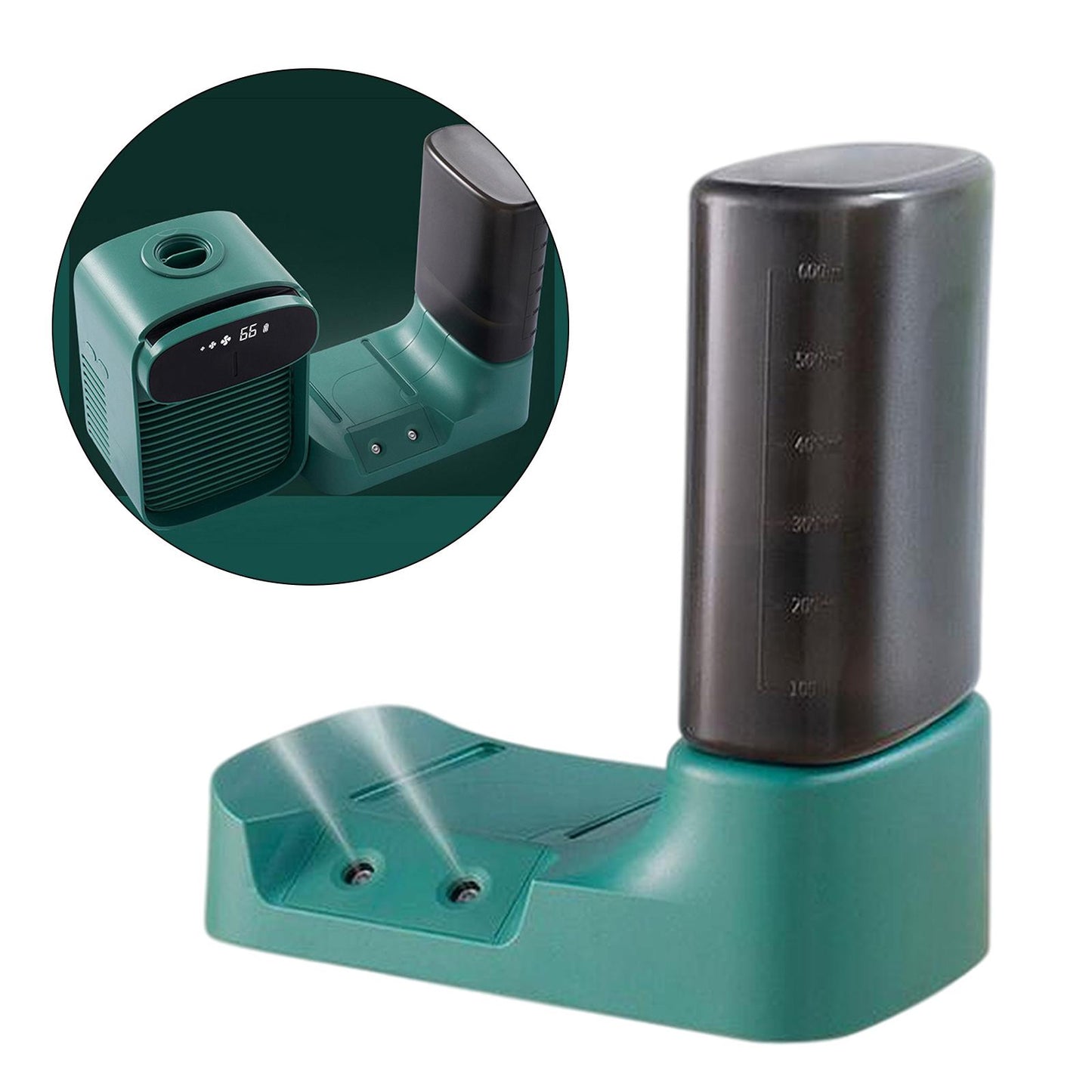 Portable Air Conditioner Water Cooling Fans for Bedroom Kitchen Car Green C