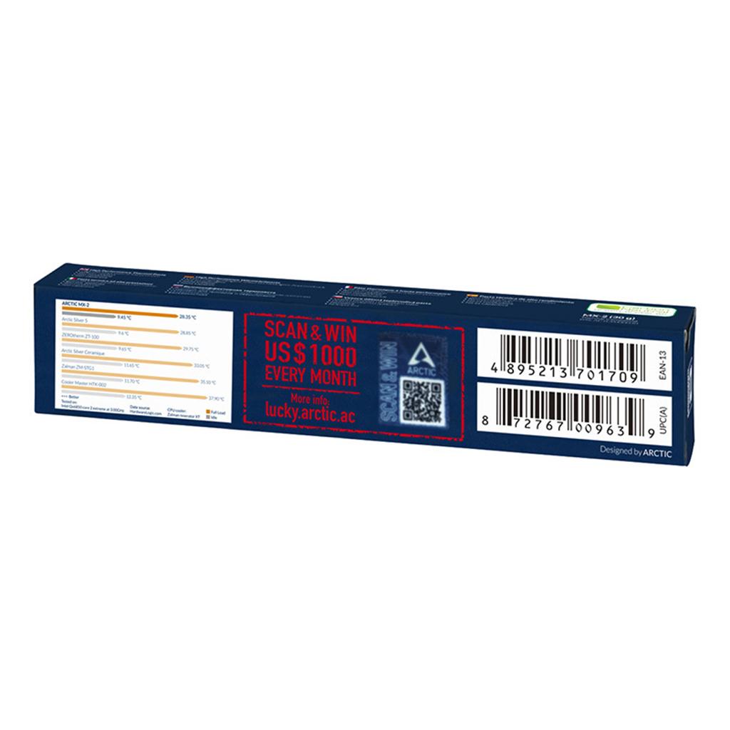 MX-2 30 Grams Thermal Compound Paste Heatsink Paste for All Coolers Replace