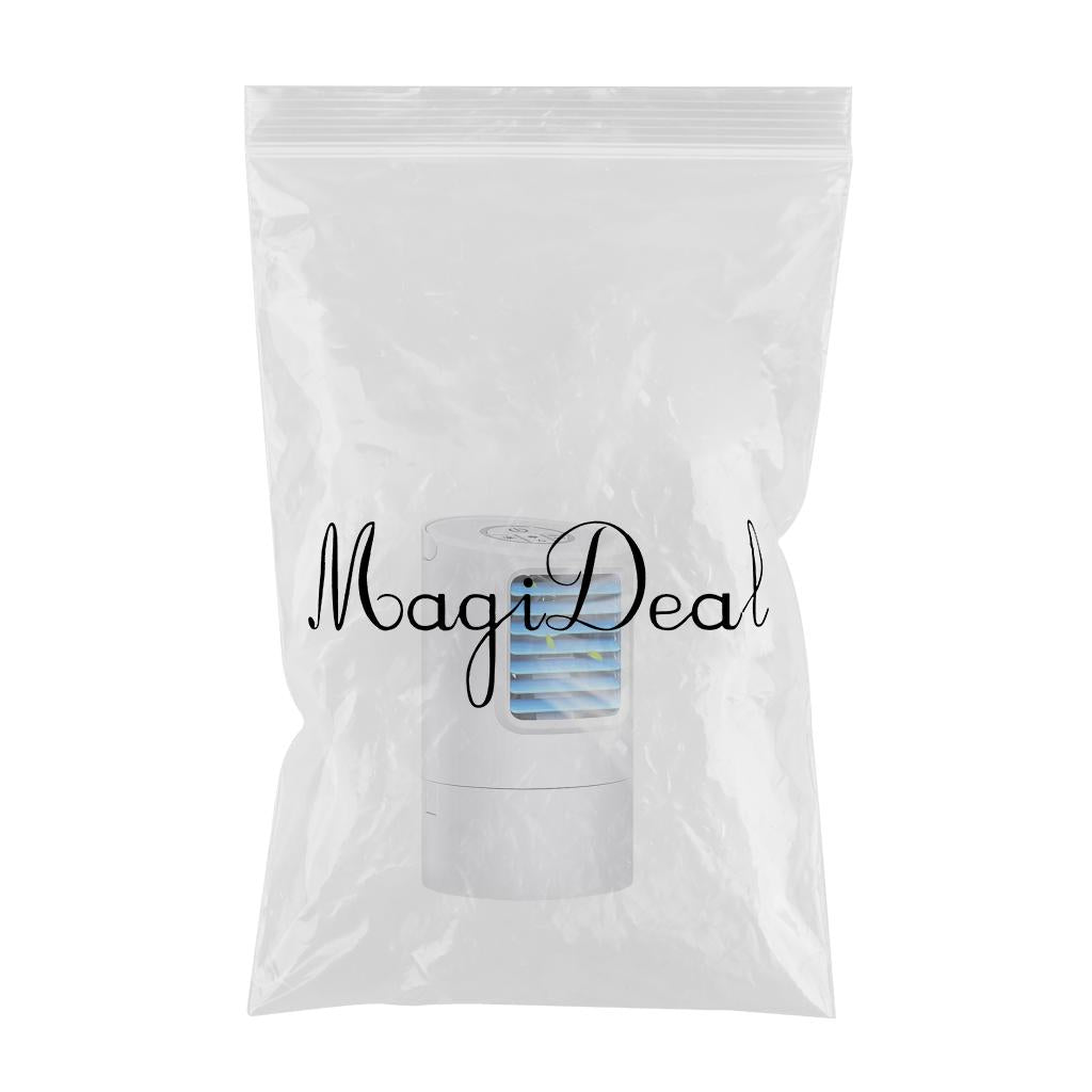 Mini Air Conditioner Fan Bedroom Air Cooler with Timer EU Plug White Blue