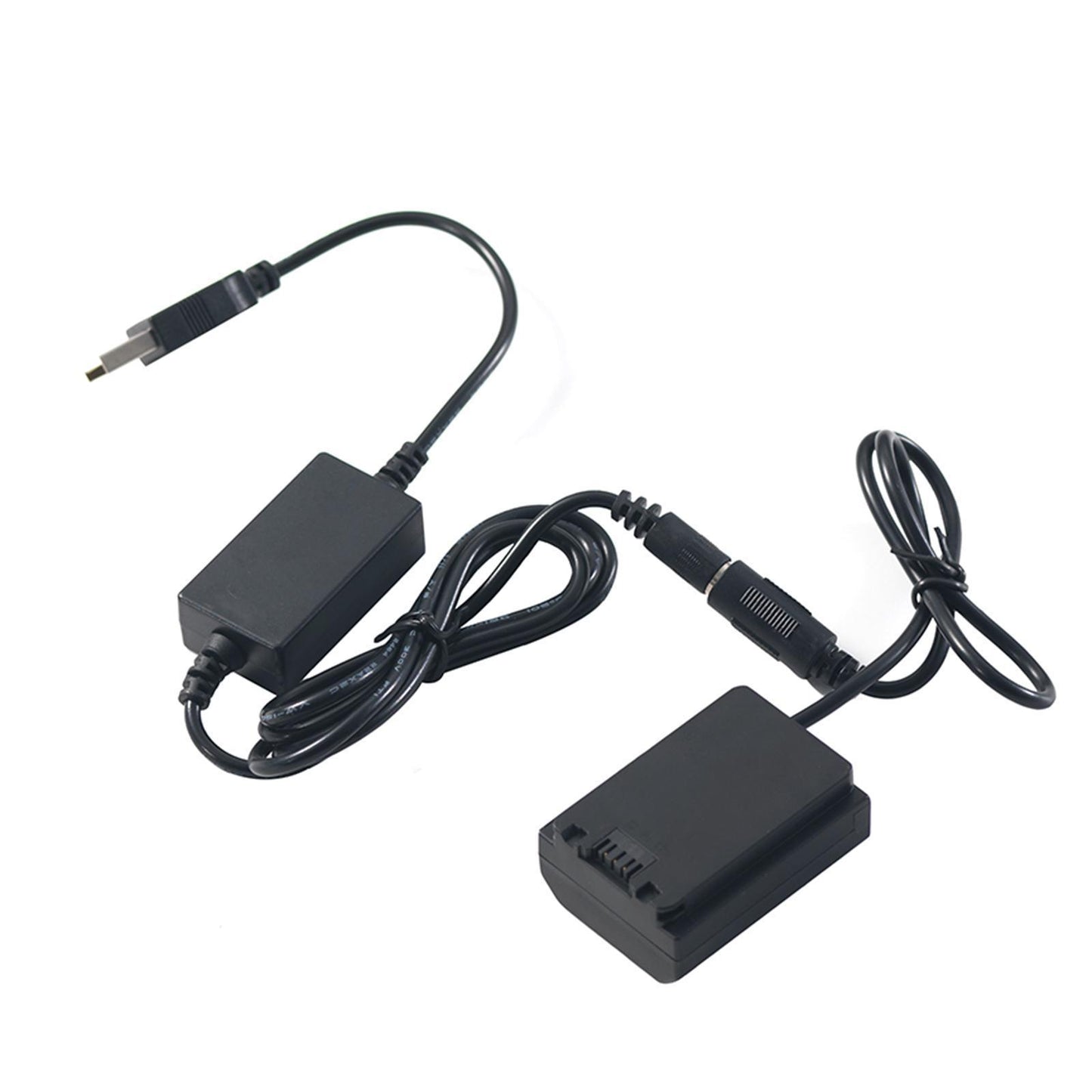 NP-FZ100 USB DC Coupler Dummy Battery for Sony A7MIII A7RIII A9 Cameras
