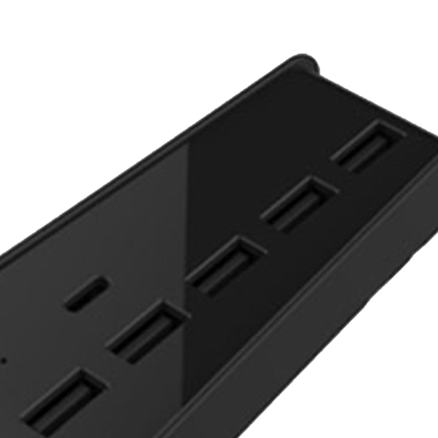 5 Port USB Hub for Game Console USB 2.0 Expansion Hub Splitter Adapter Parts Black