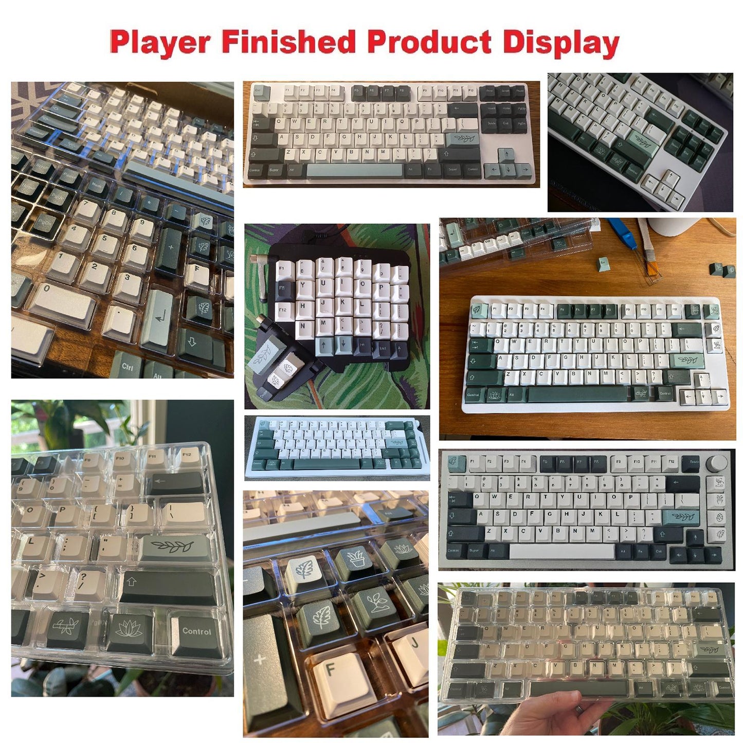 135-Key PBT Garden Theme Keycaps for Cherry 61 64 68 72 98 keys Japanese