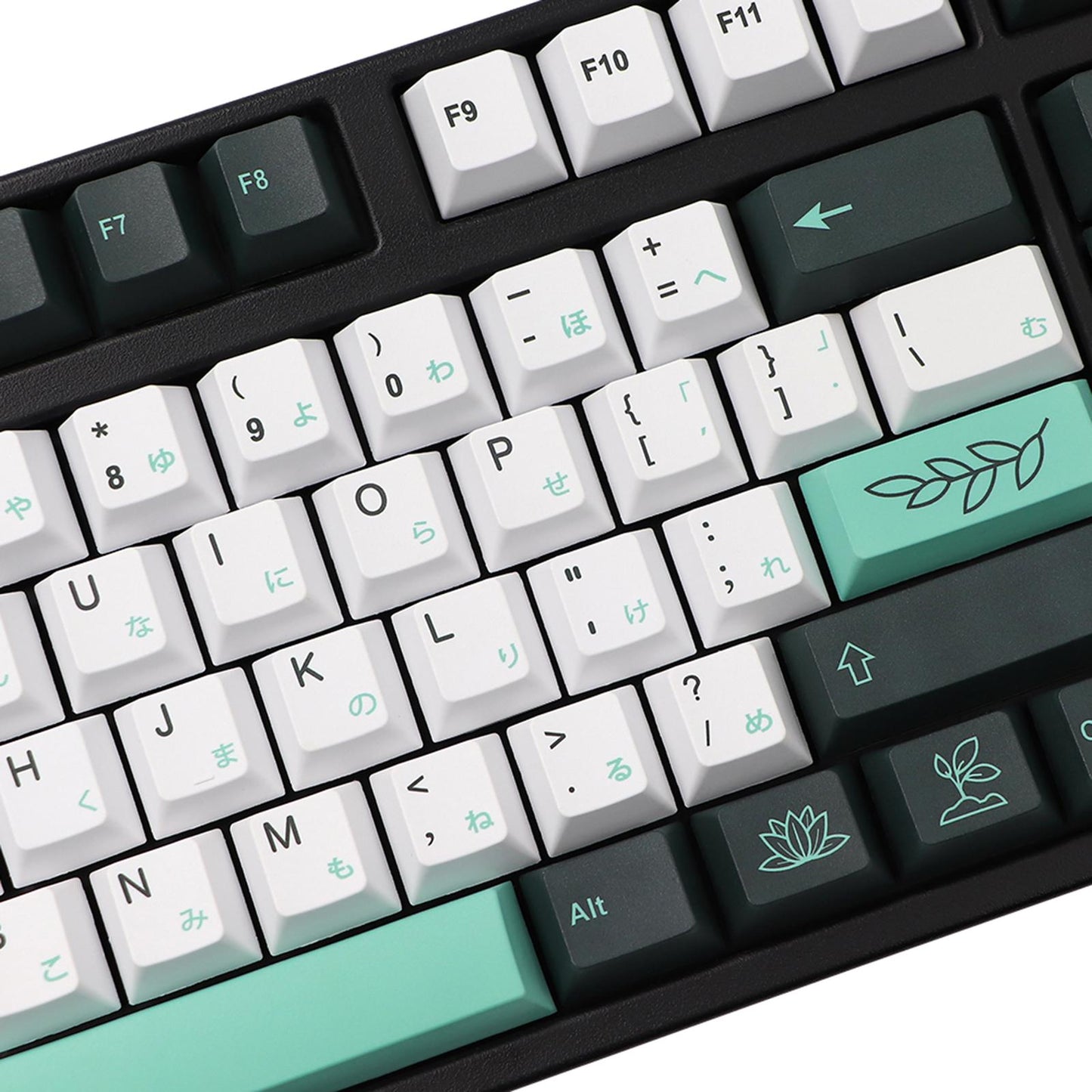 135-Key PBT Garden Theme Keycaps for Cherry 61 64 68 72 98 keys Japanese