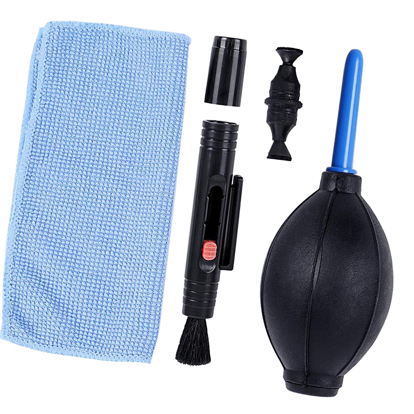 3 in 1 Camera Cleaning Kit Dust Pen/Blower/Cloth for LCD DSLR VCR Eyeglass