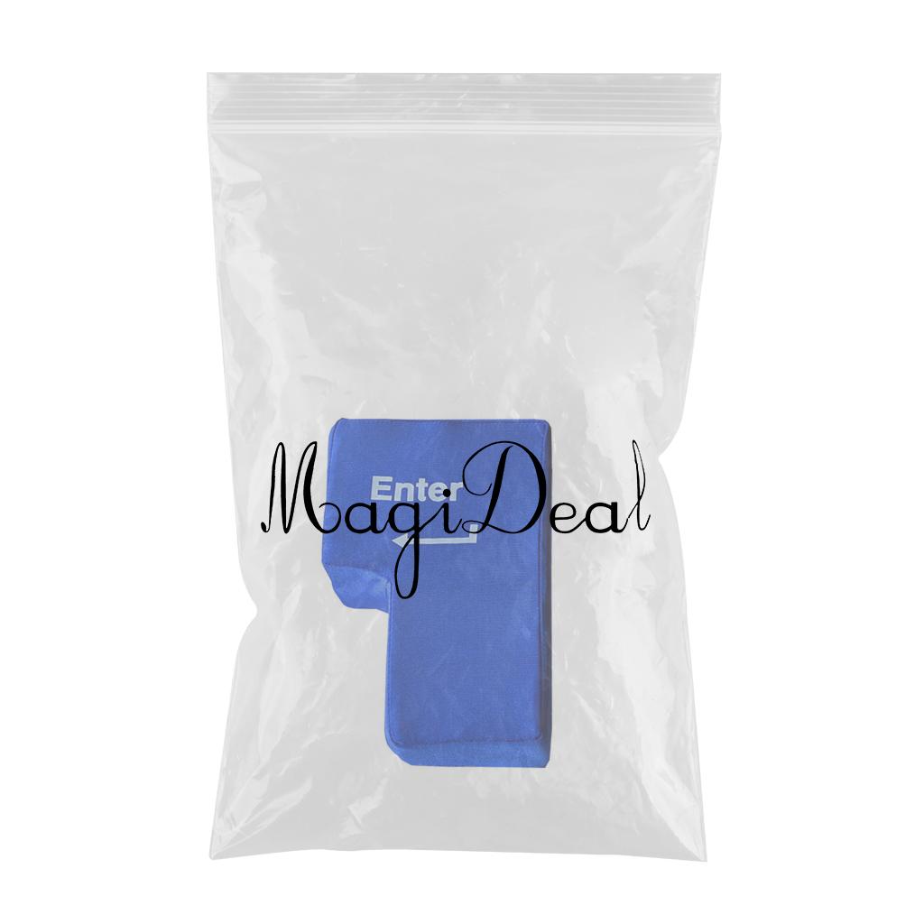 USB3.0 Enter Key Cotton Decompression Toy Gift for Kids Adults Working Blue