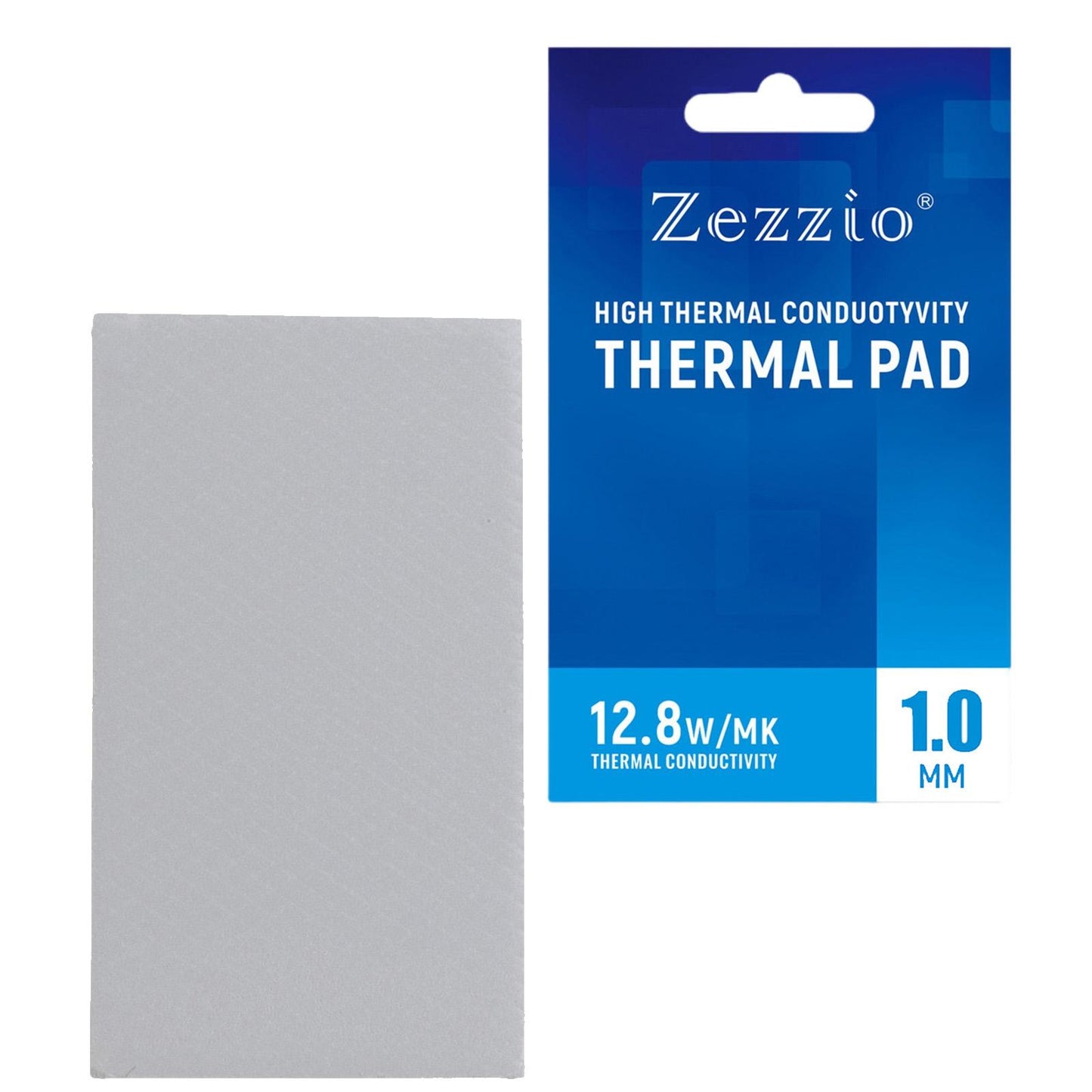 Silicone Thermal Pad 12.8 W/mK Heat Resistance Simple for PC Laptop Heatsink 1.0mm