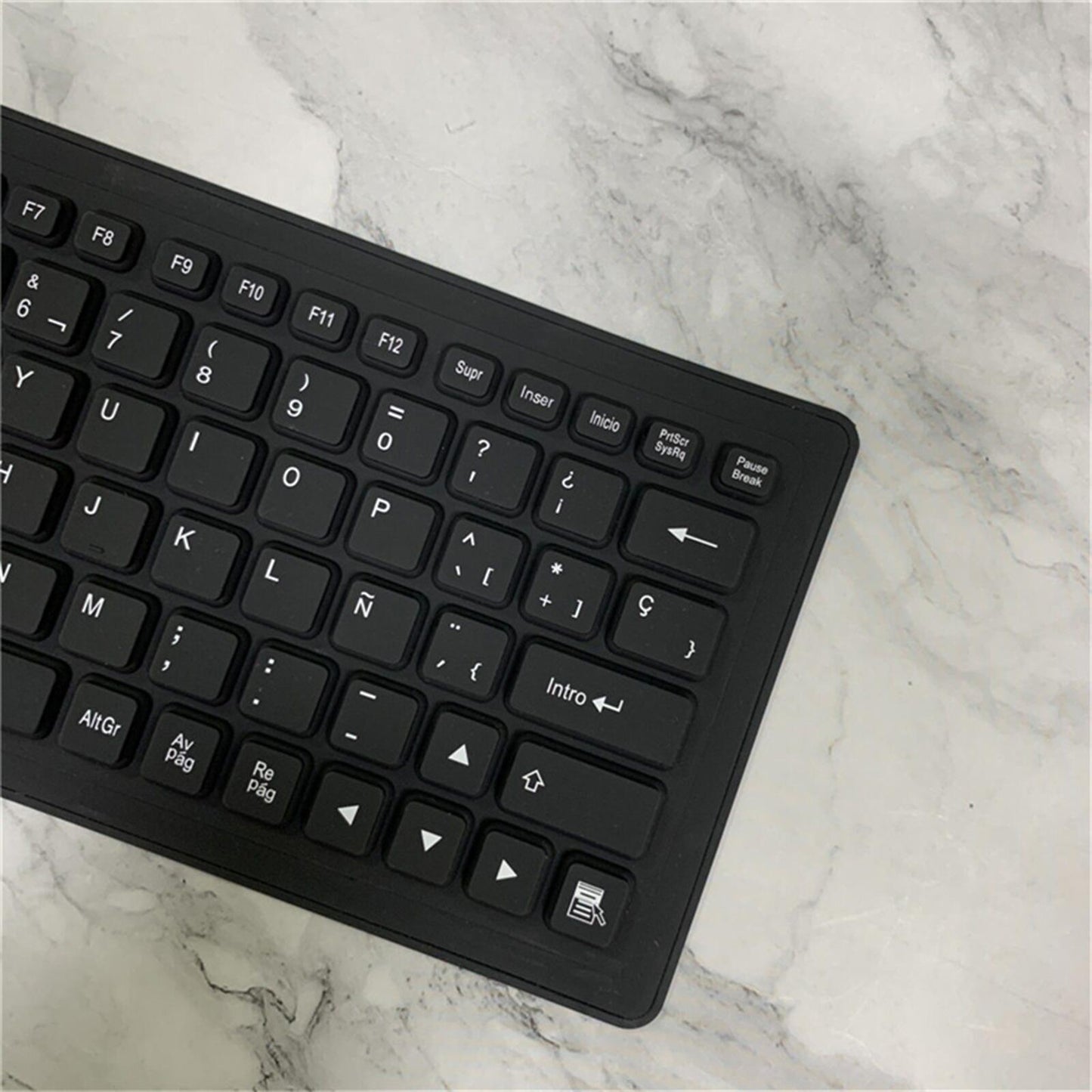 Mini Wired USB Keyboard 84 Keys Waterproof for PC Desktop Laptop Computer