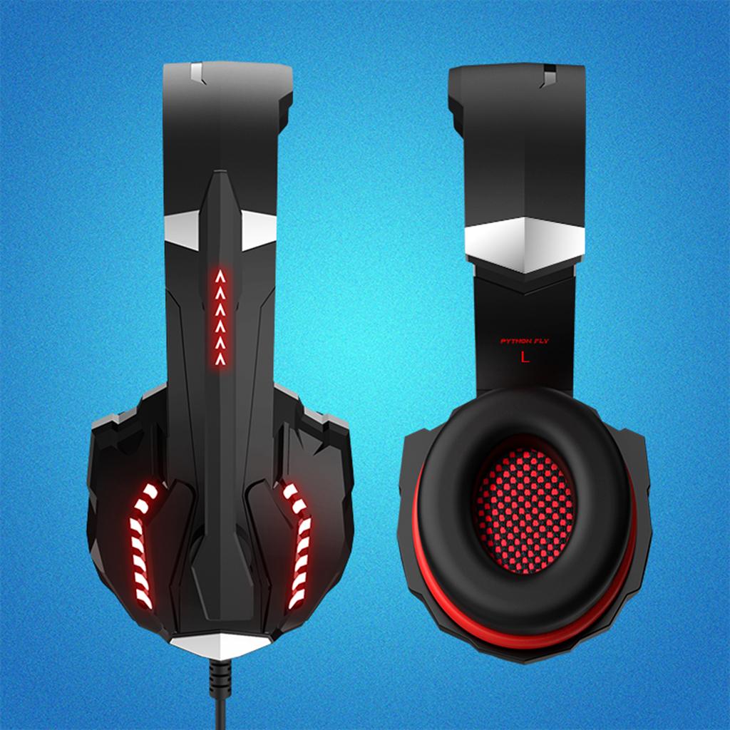 G9000 Pro Noise Cancelling Surround Sound Gaming Headset wMic For PS4 Red