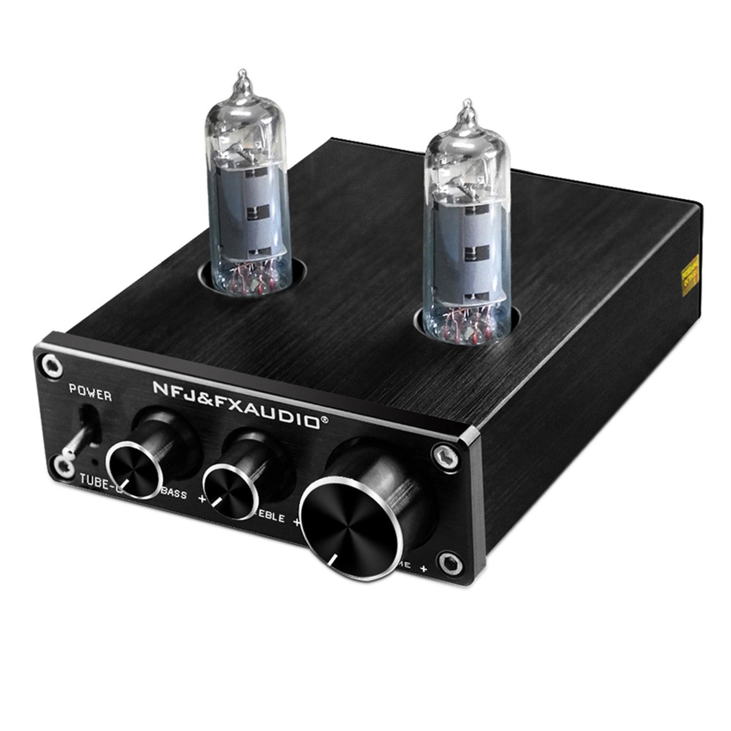 Vacuum Tube Preamplifier 6K4 Mini Electronic for Home Audio Player Black