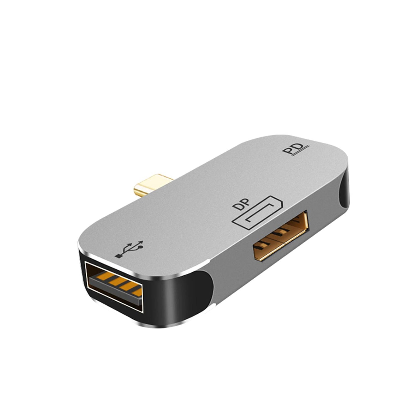 3 in1 Docking Station Type-C DP PD Charging Port Adapter Laptop Computer Large DP PD USB2.0 D