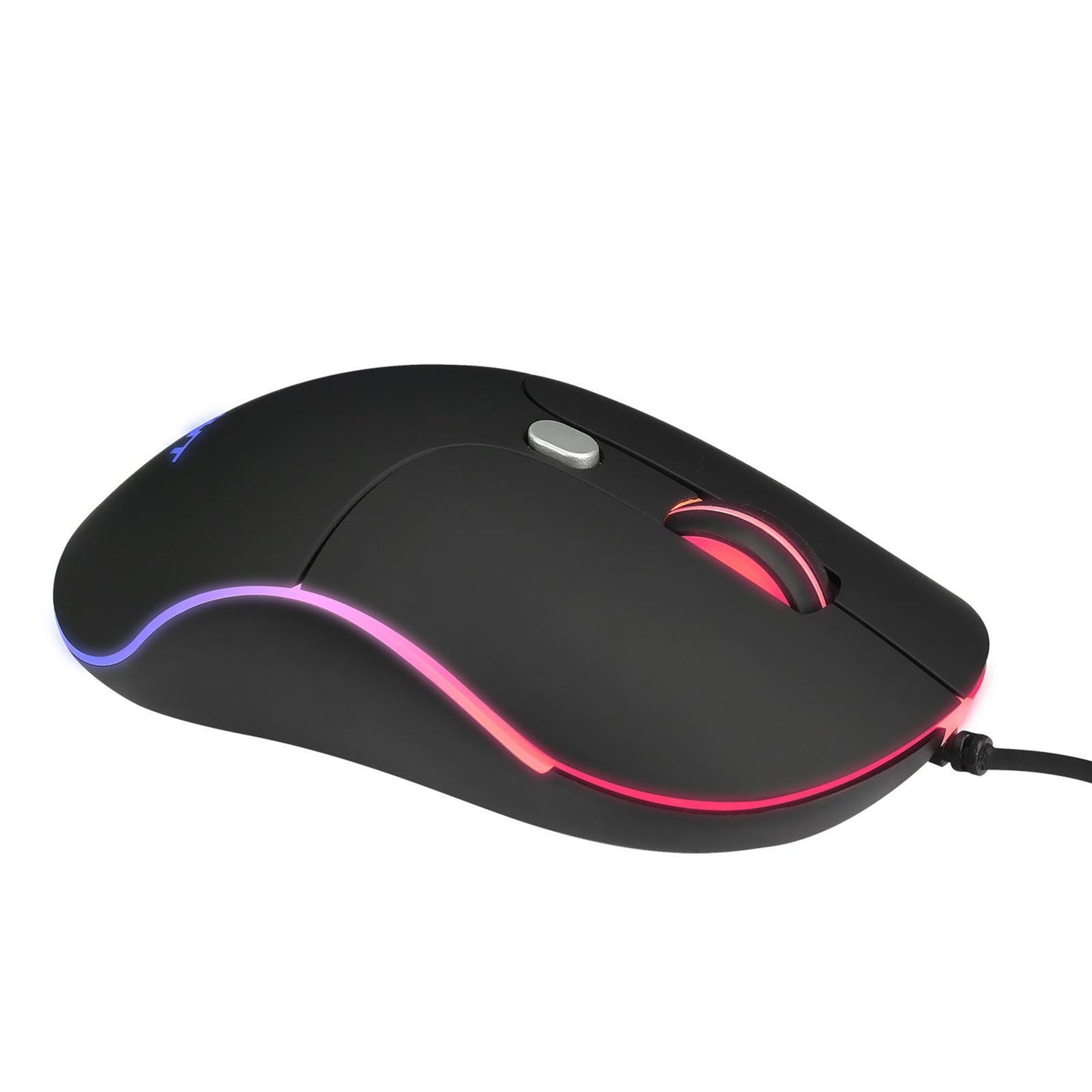 RGB Backlit Wired Gaming Mouse 3200 DPI Mice with Side Buttons Comfortable