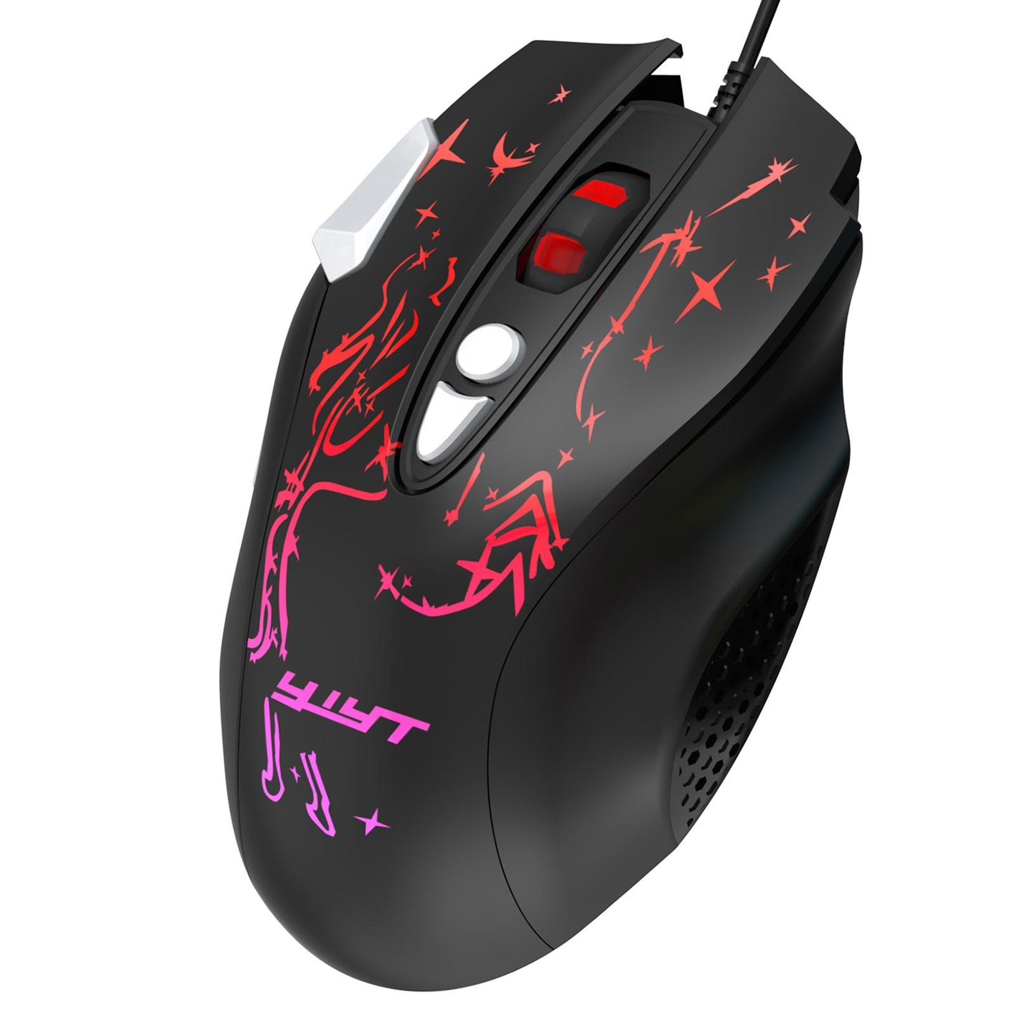 PC RGB Wired Gaming Mouse 6400 DPI Gamer Mice for Home Office Comfortable