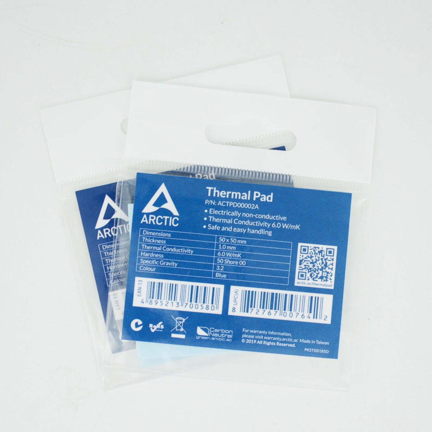 Silicone Thermal Pad 6.0 W/mK for CPU Coolers LED Cooler 50x50x1.0 mm