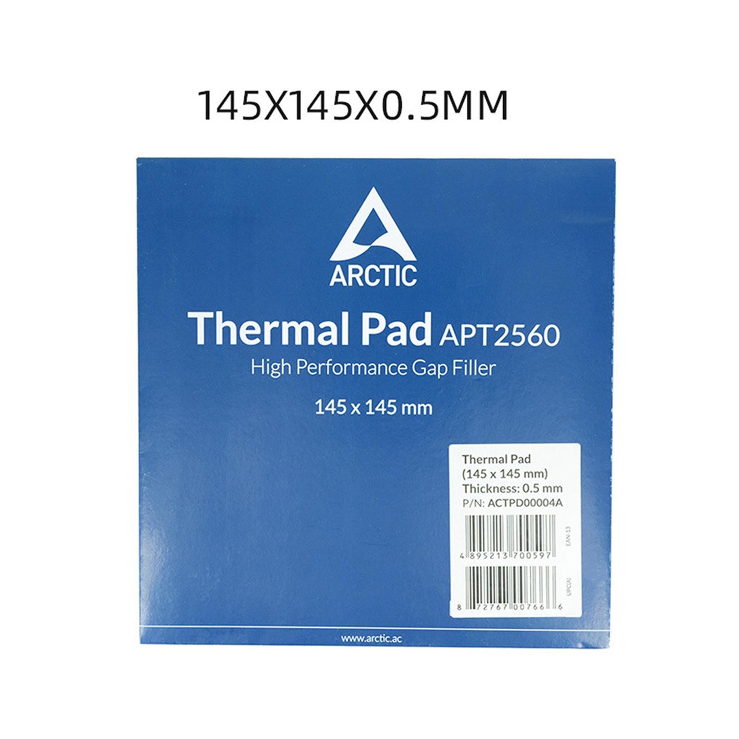 Silicone Thermal Pad 6.0 W/mK for CPU Coolers LED Cooler 145x145x0.5 mm