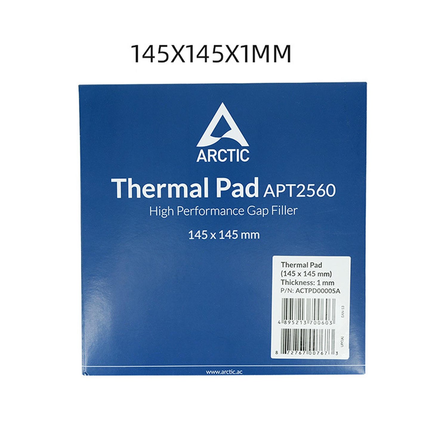 Silicone Thermal Pad 6.0 W/mK for CPU Coolers LED Cooler 145x145x1 mm
