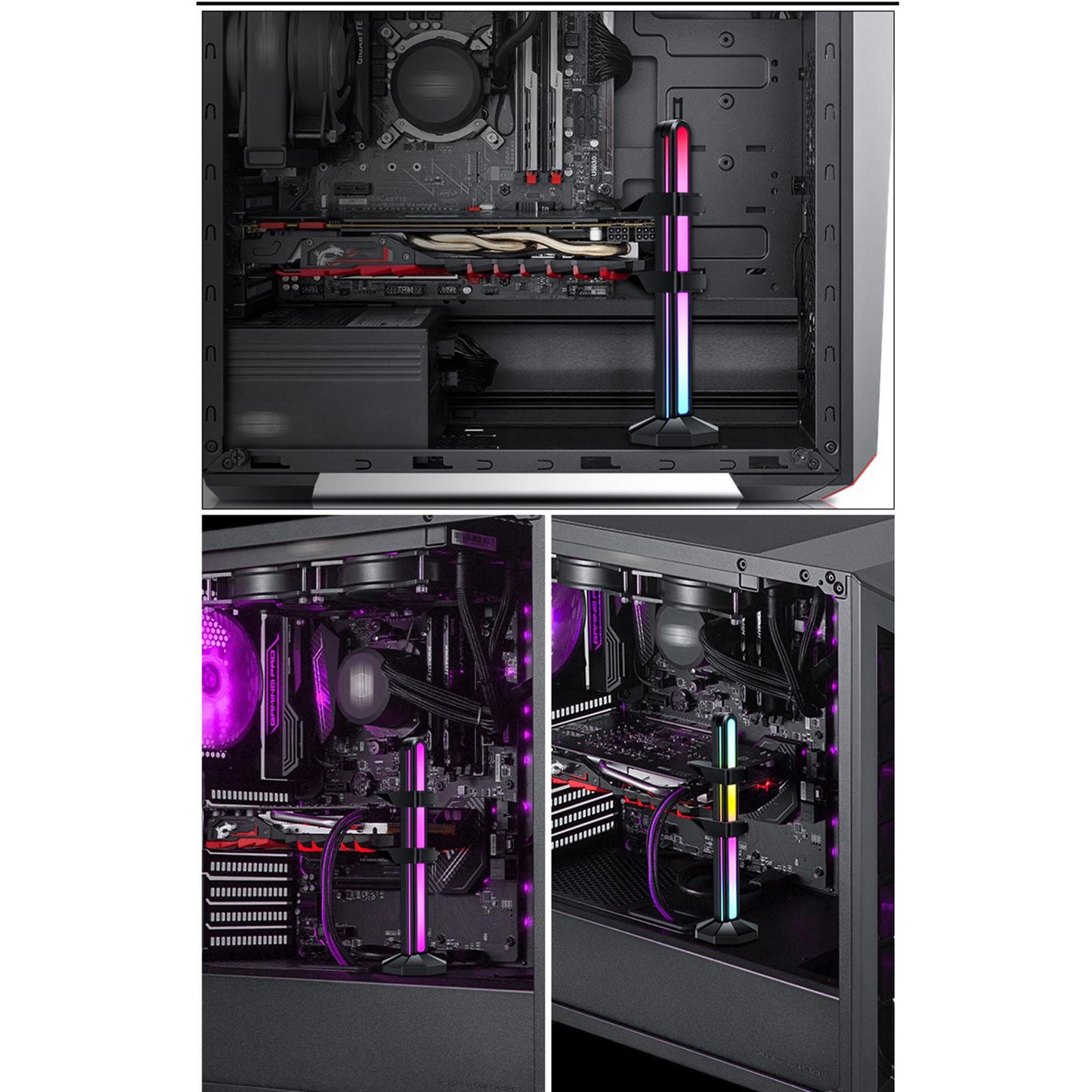 RGB ARGB GPU Holder 5V/12V Graphics Card GPU Bracket Video Card Holder 12V 4Pin