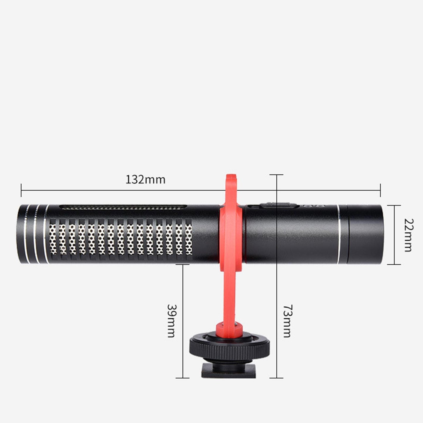 Shotgun Microphone Phone Video Fit for Camera Smartphone Desktop Camcorder