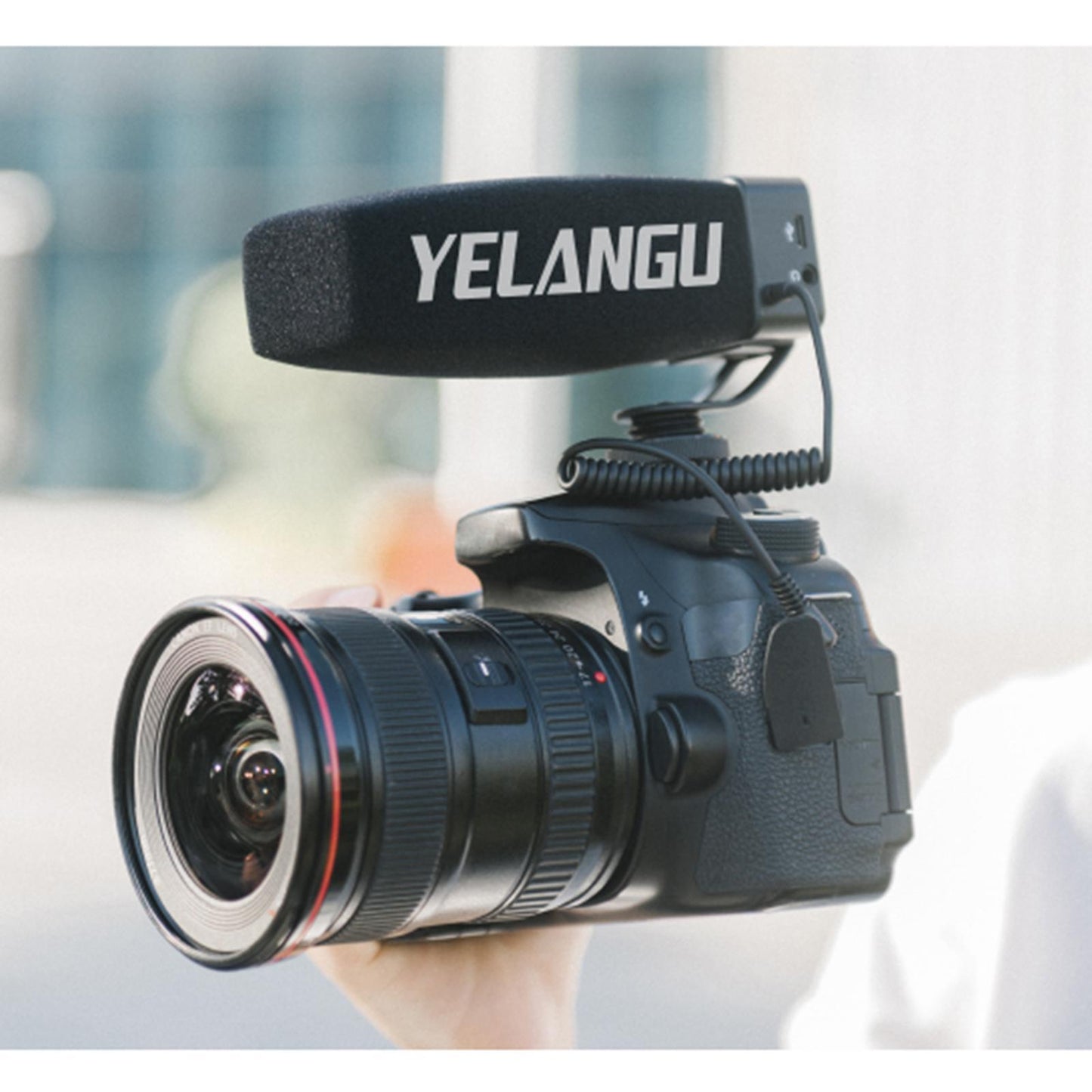 Camera Microphone Recording Video Mic for Smartphone Camera with 3.5mm Plug