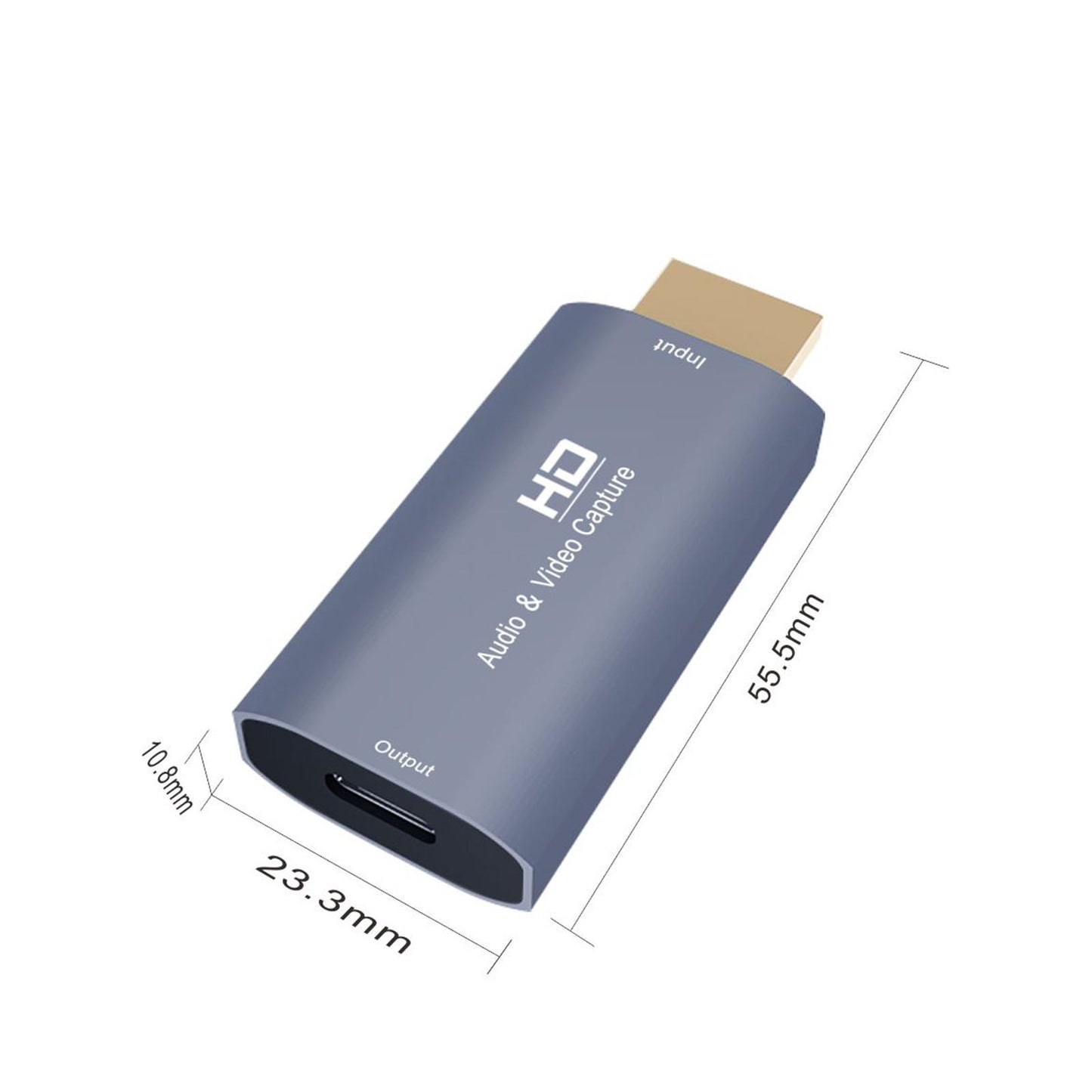 HD Type-C Audio Video Capture Card 1080P for Live Broadcasting for PC Phone