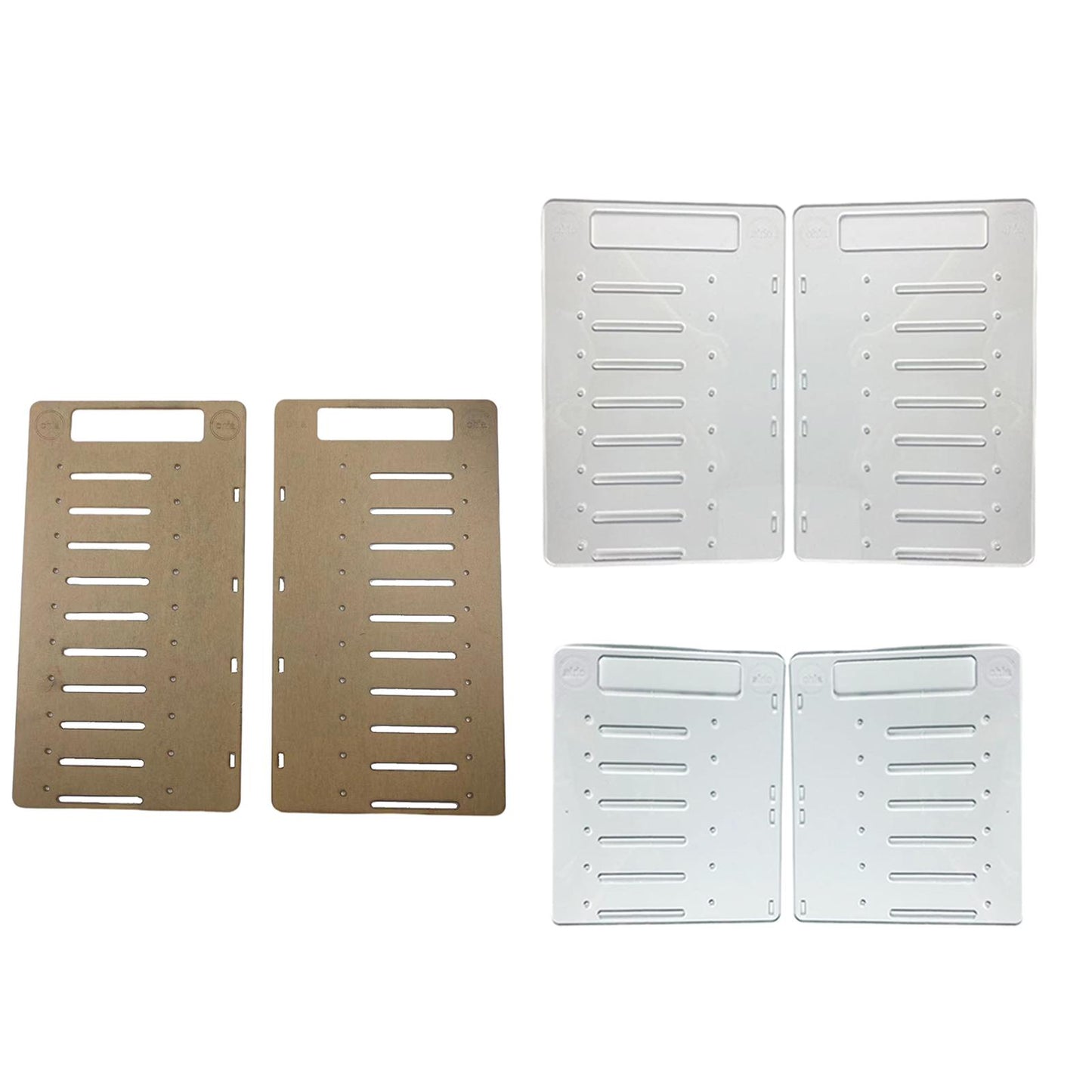DIY 3.5inch Acrylic Hard Drive Bracket Accessories for HDD Solid 6 Floor