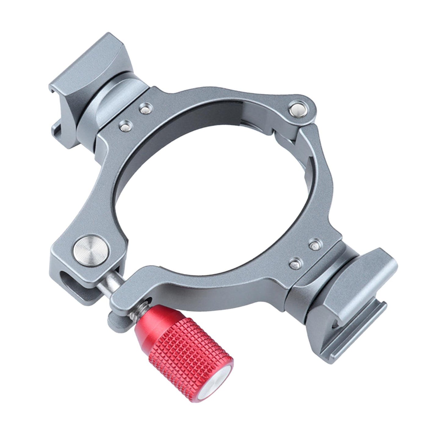 Dual Cold Shoe Adapter Clamp for DJI Osmo Mobile 3/4 Fill Light/Microphone