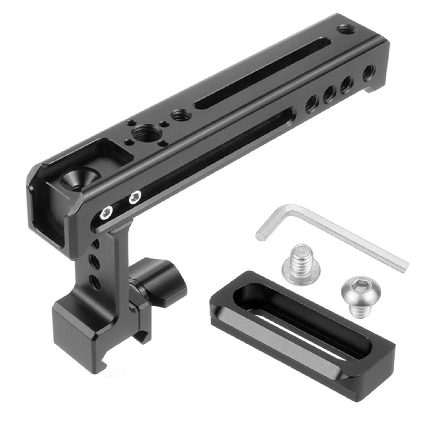 Top Side Cheese Handle Grip Universal for Balance DSLR Camera Cage LED Light With Slider