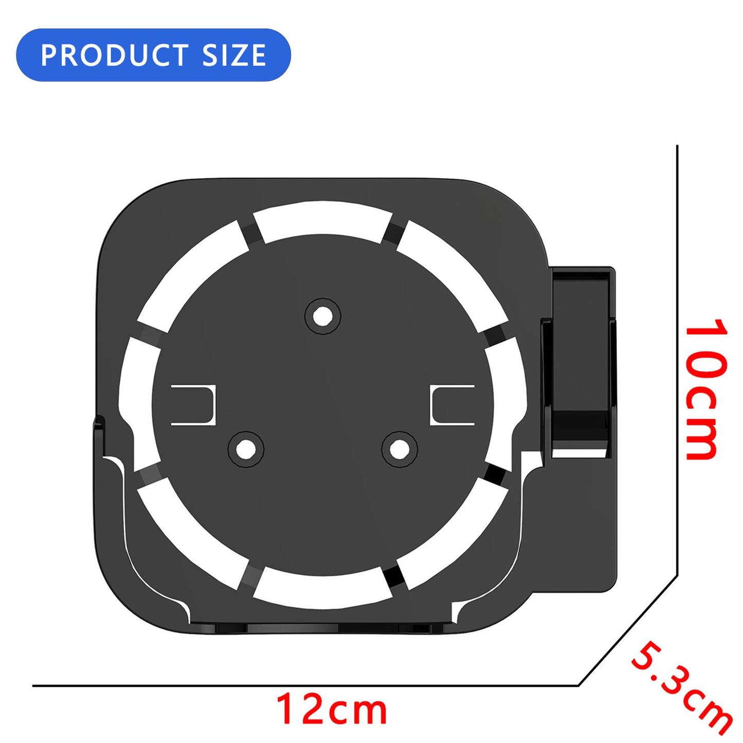 TV Mount Compatible For Apple TV 2nd 4 5 Bracket Holder with Remote White