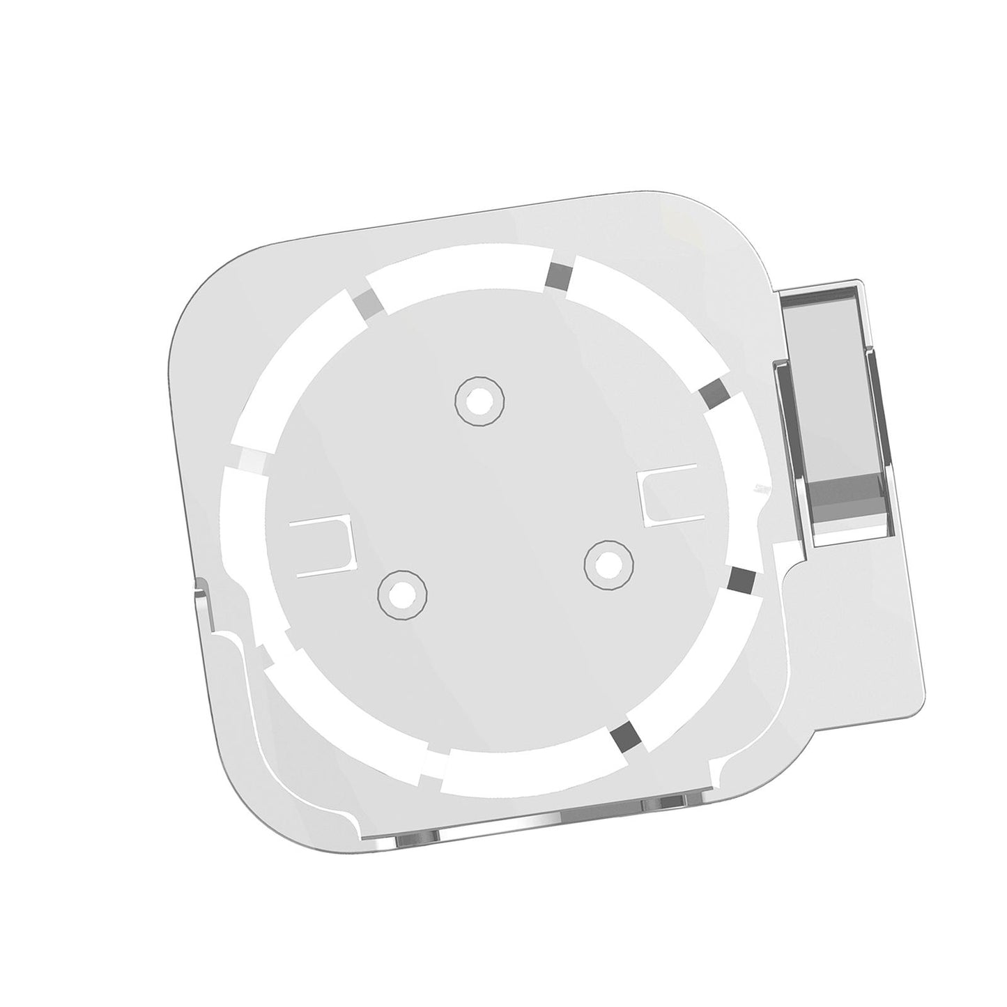 TV Mount Compatible For Apple TV 2nd 4 5 Bracket Holder with Remote White