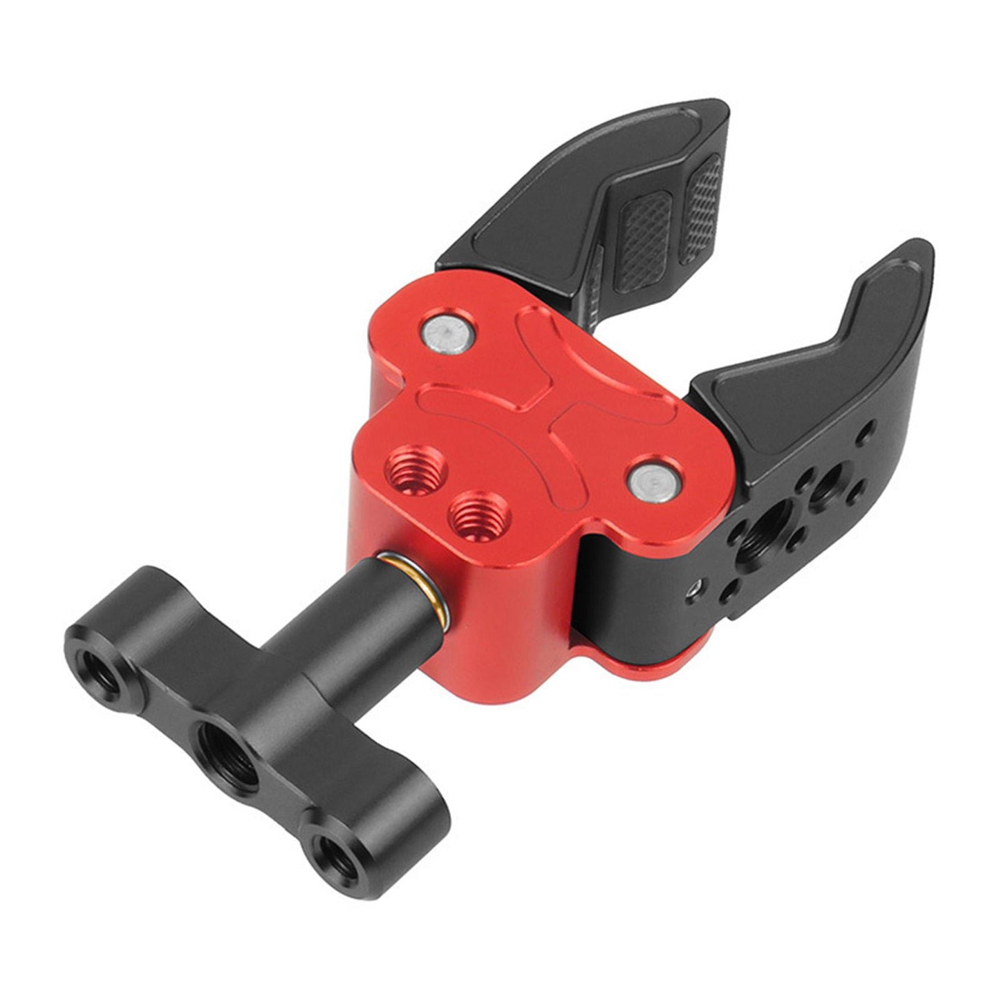 Photography Arm Clamp Multi-Function for DSLR Camera Arm Black Red A