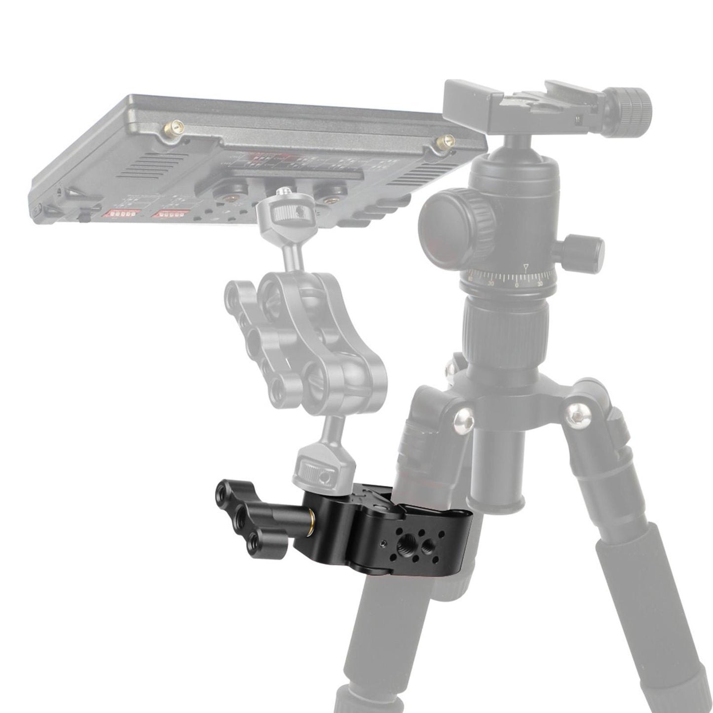 Photography Arm Clamp Multi-Function for DSLR Camera Arm Red Black B