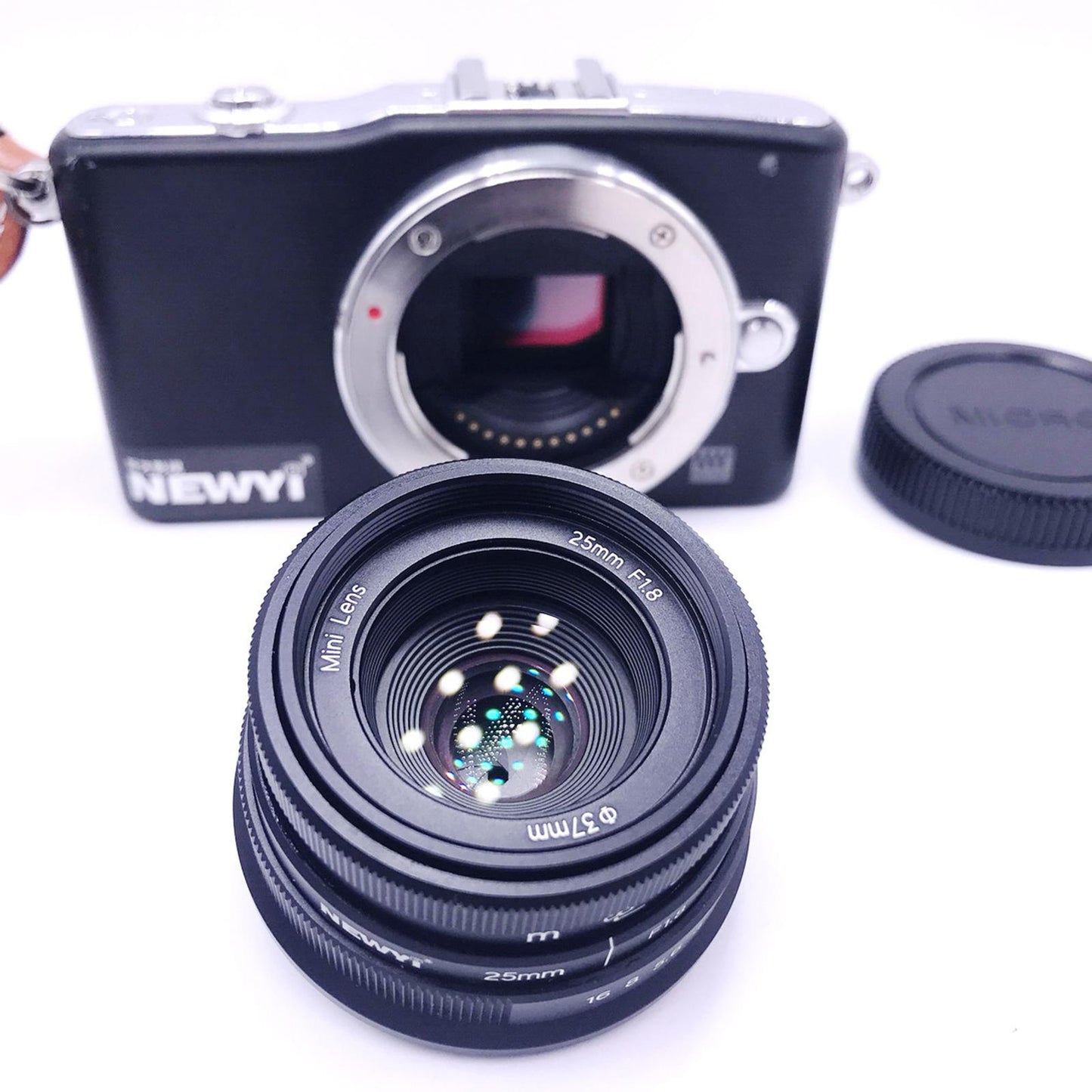 25mm F1.8 Manual Focus Fixed Lens Micro Wide Angle Lens Portable M4 3