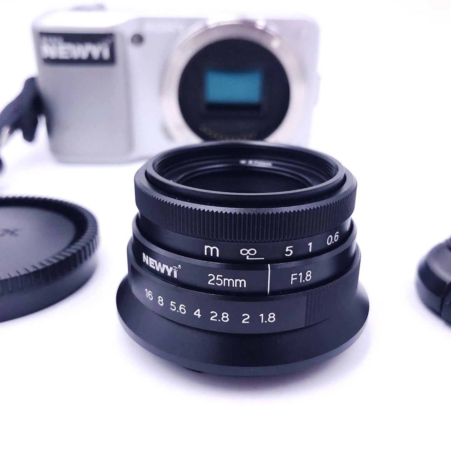 25mm F1.8 Manual Focus Fixed Lens Micro Wide Angle Lens Portable NEX