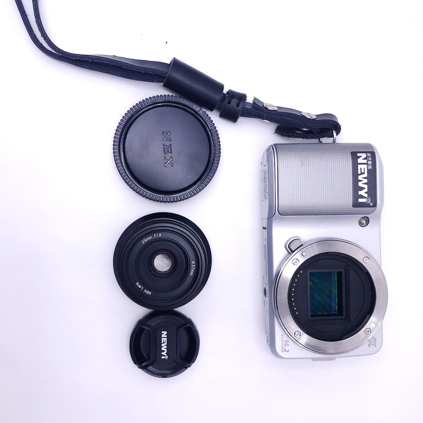 25mm F1.8 Manual Focus Fixed Lens Micro Wide Angle Lens Portable NEX