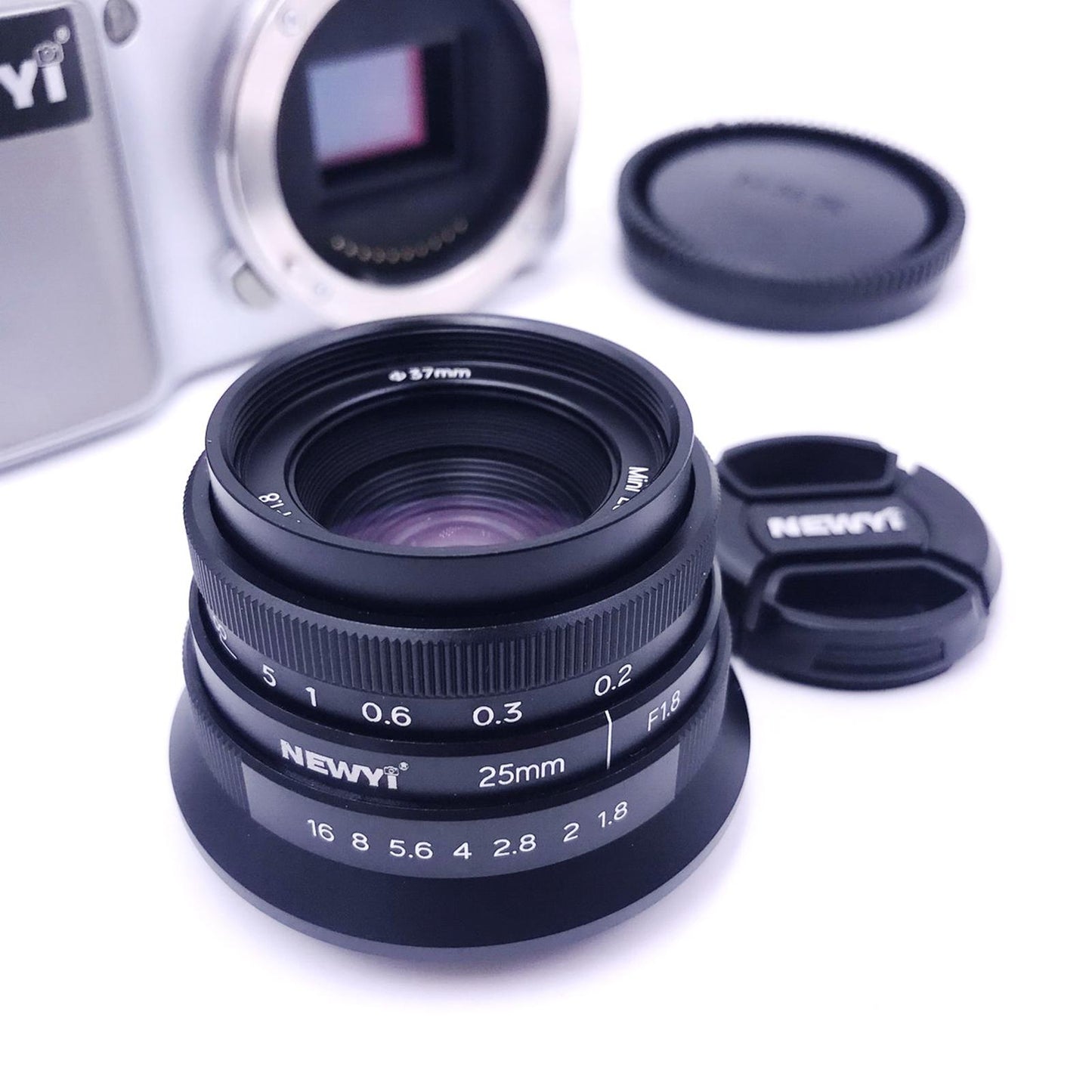 25mm F1.8 Manual Focus Fixed Lens Micro Wide Angle Lens Portable NEX