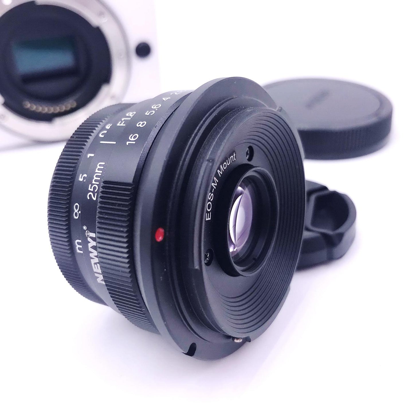 25mm F1.8 Manual Focus Fixed Lens Micro Wide Angle Lens Portable EOS M