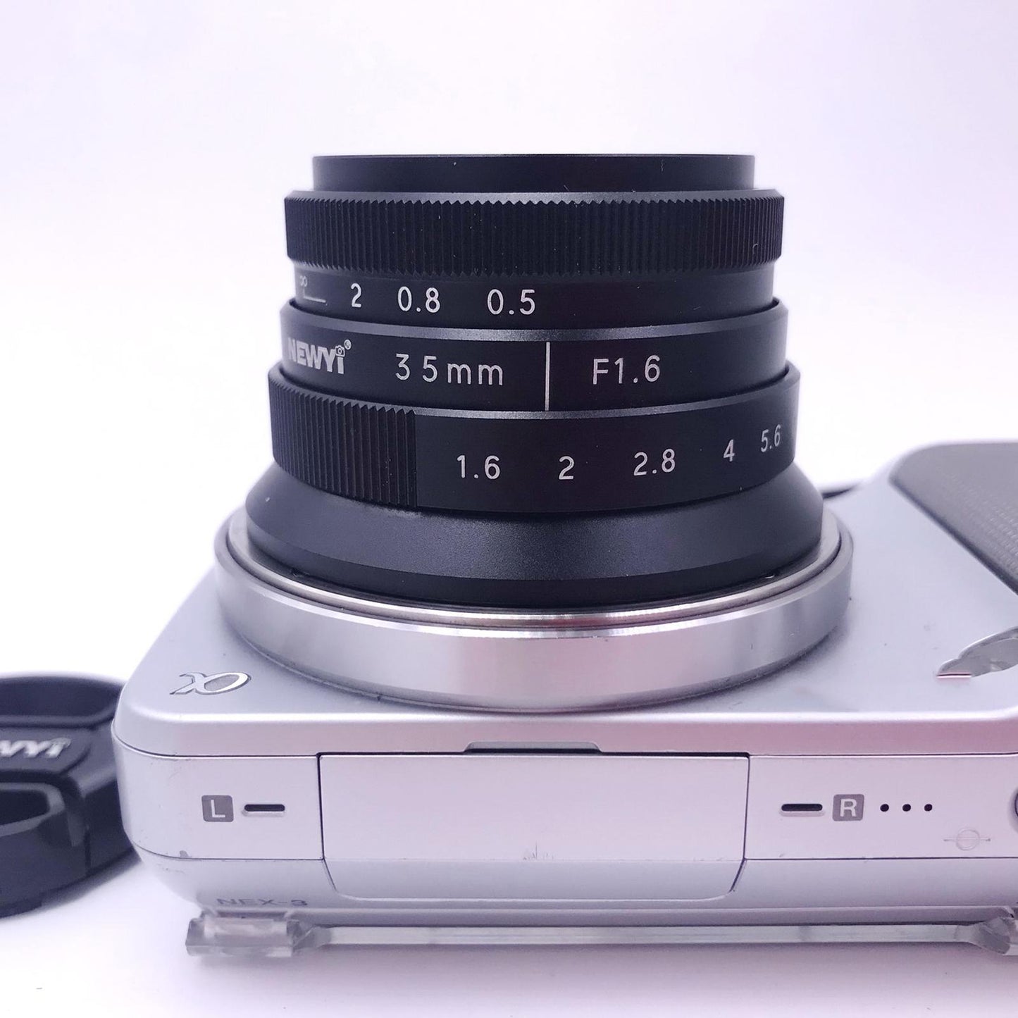 Mini 35mm F1.6 APS-C Lens for Sony E-Mount A5100 NEX-3 NEX-5T A7II A7R