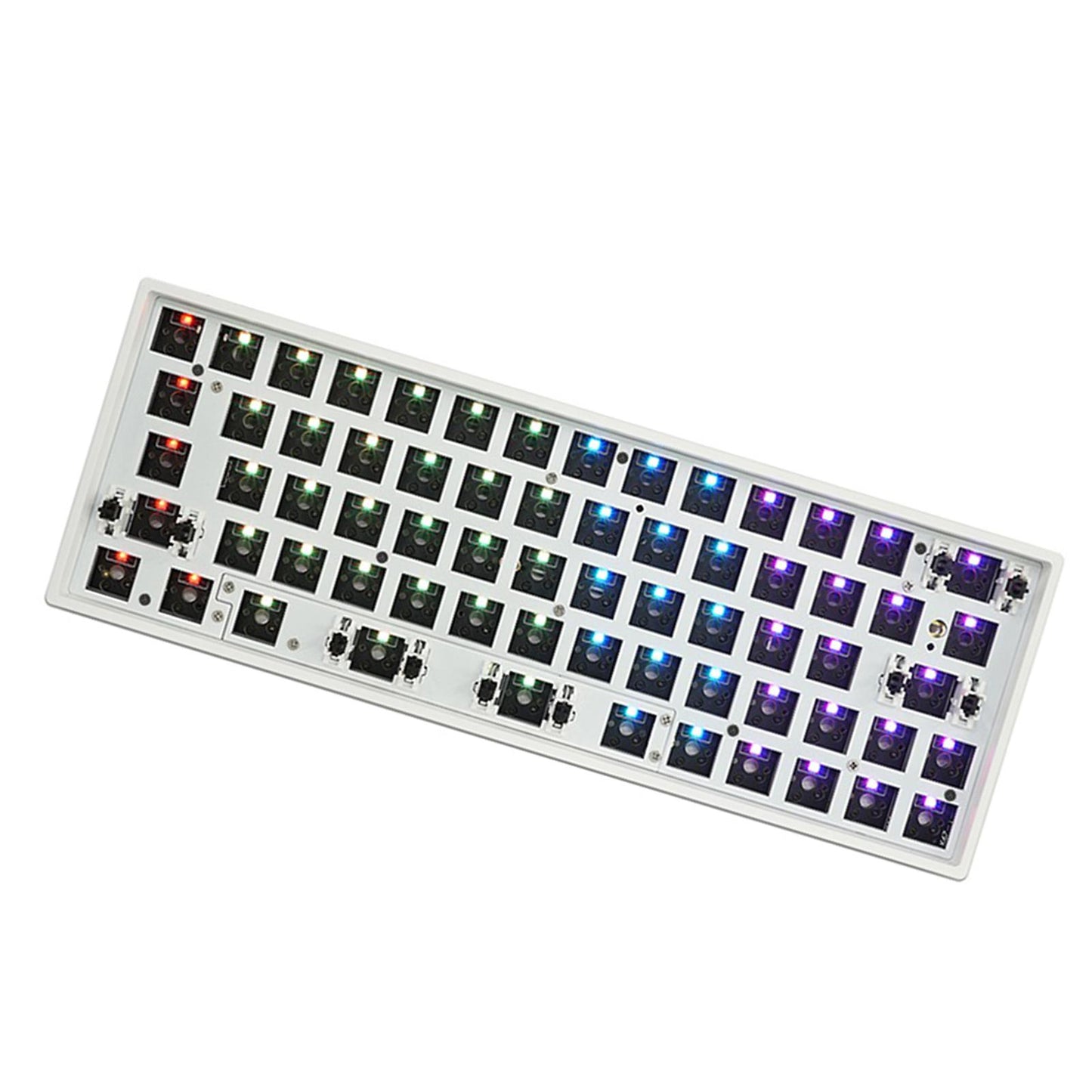 GK64x RGB Hot Swap Custom DIY Wired Kit Replaces for 60% Keyboard White