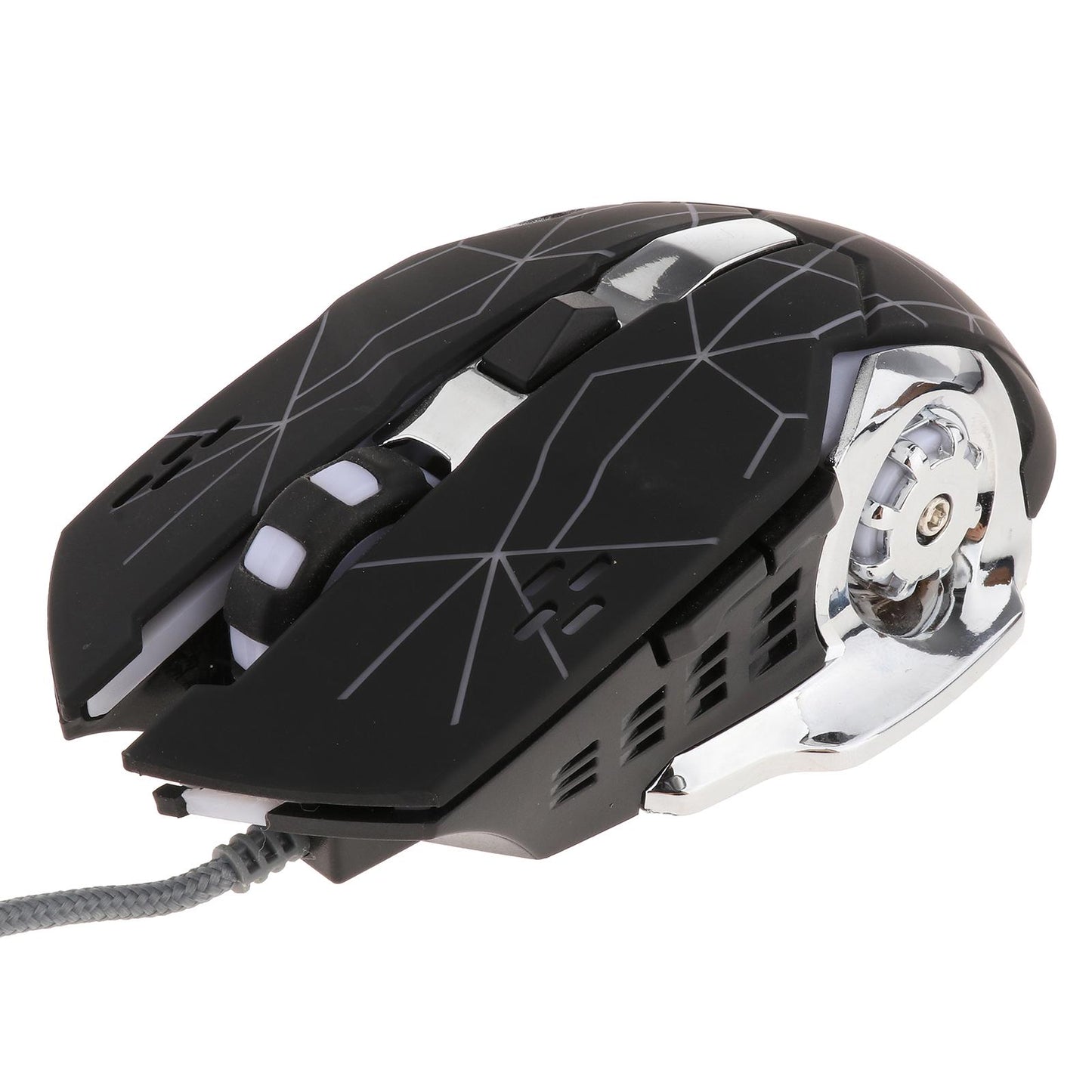 Wired Gaming Mouse for Computer Desktop Laptop PC Universal black spider