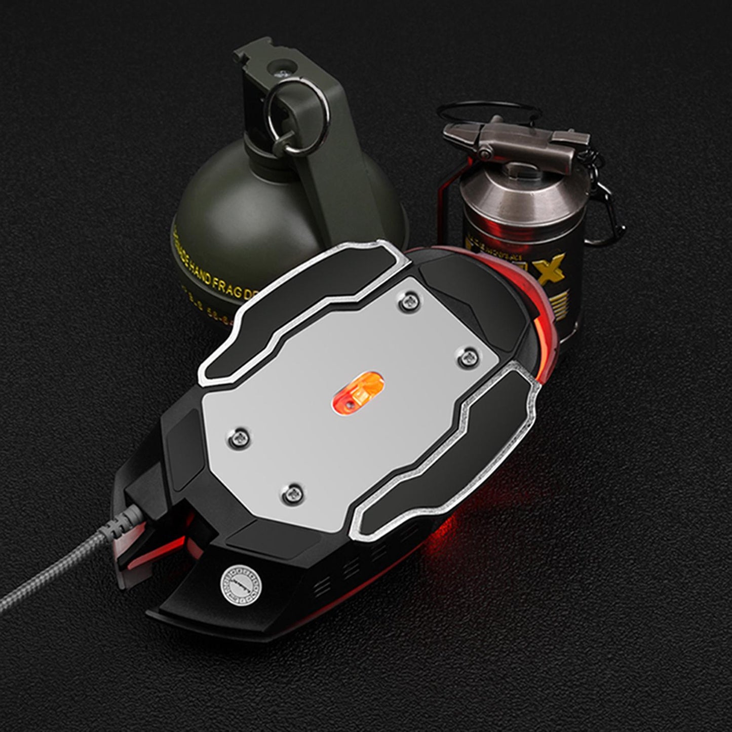 Wired Gaming Mouse for Computer Desktop Laptop PC Universal black