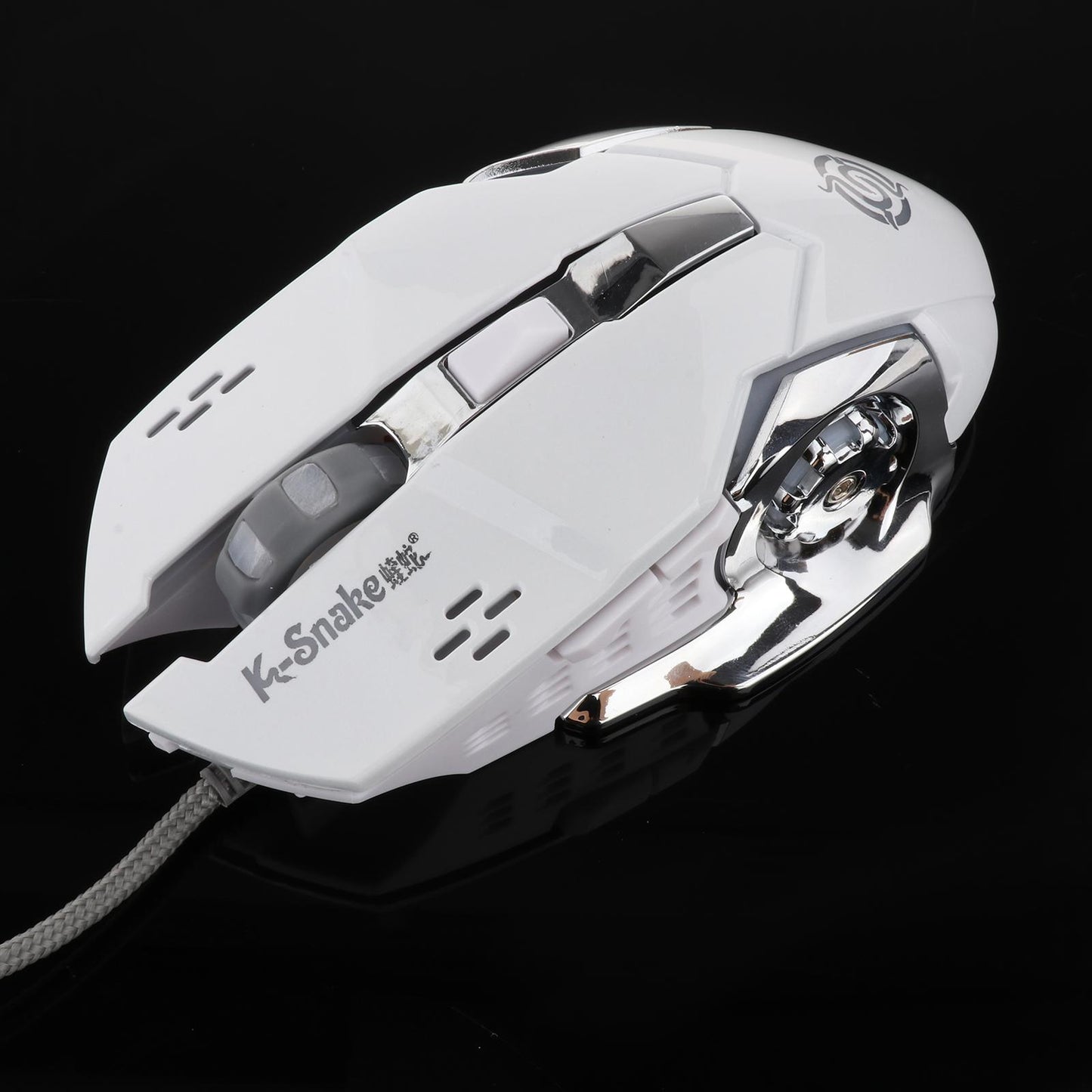 Wired Gaming Mouse for Computer Desktop Laptop PC Universal white