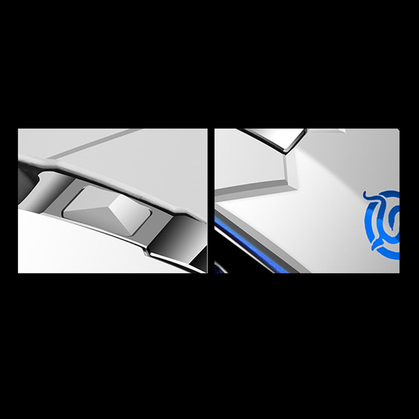 Wired Gaming Mouse for Computer Desktop Laptop PC Universal white